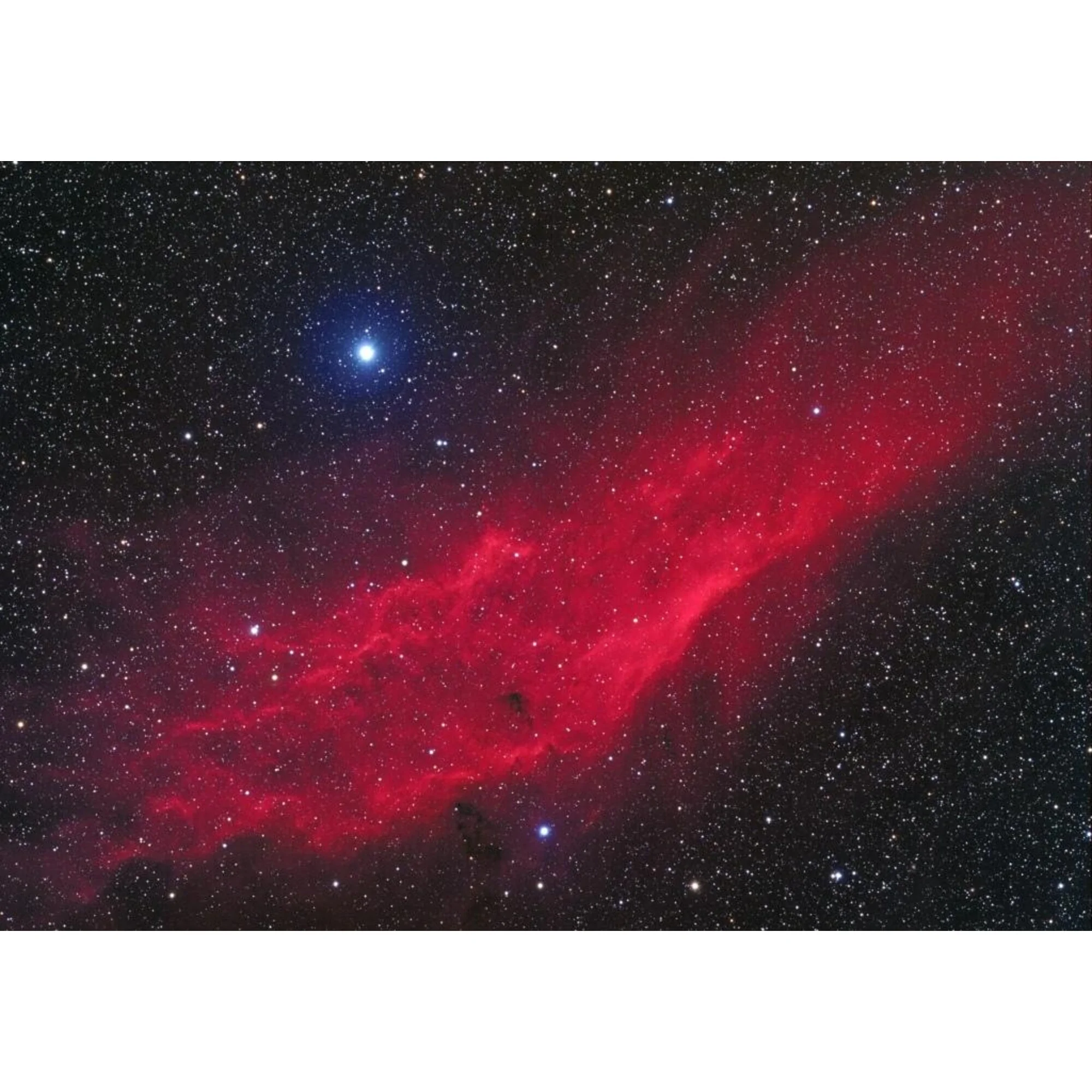 Affiche  Nébuleuse de Californie NGC 1499 45 cm x 30 cm