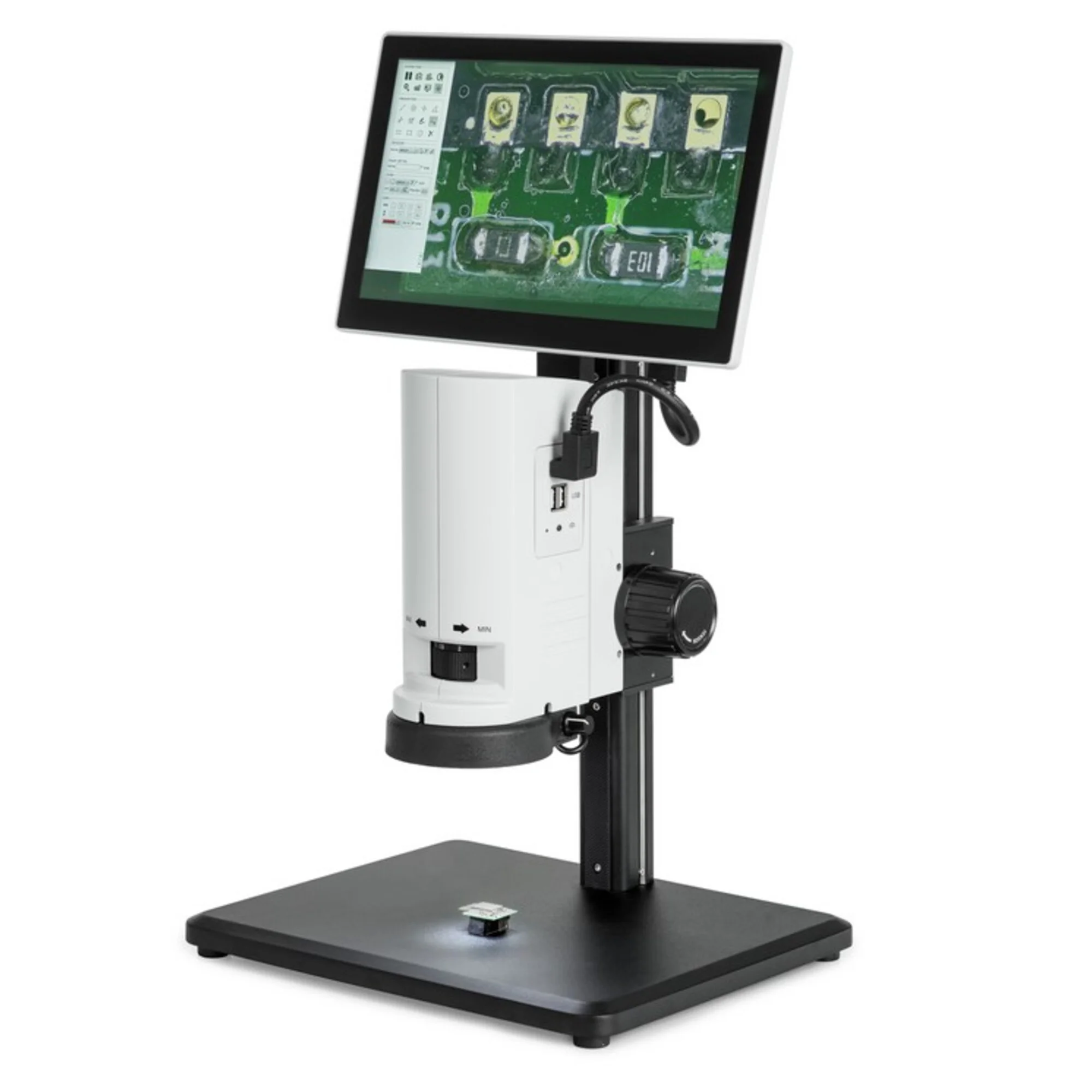 Microscope  OIV 254, numérique, 0,7x-5x, LED, Al, HDMI