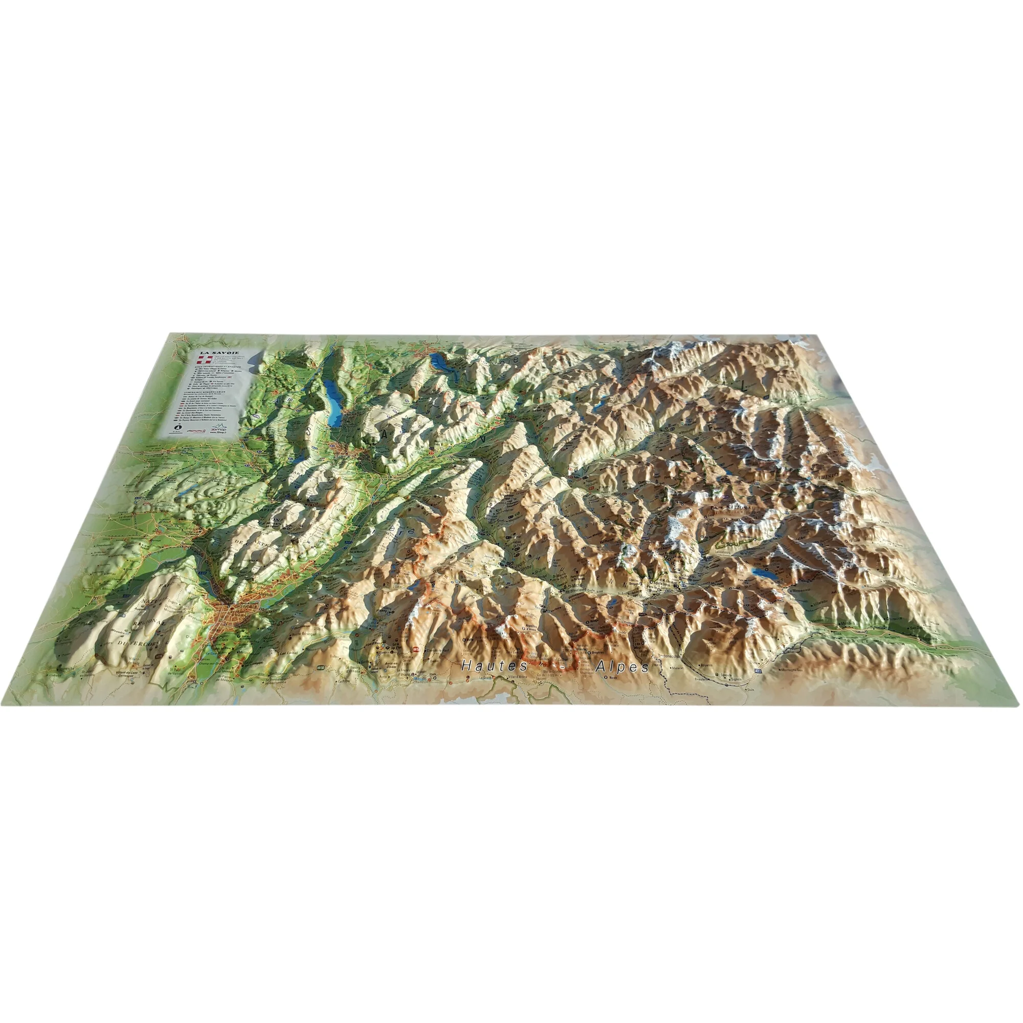 Carte régionale  La Savoie