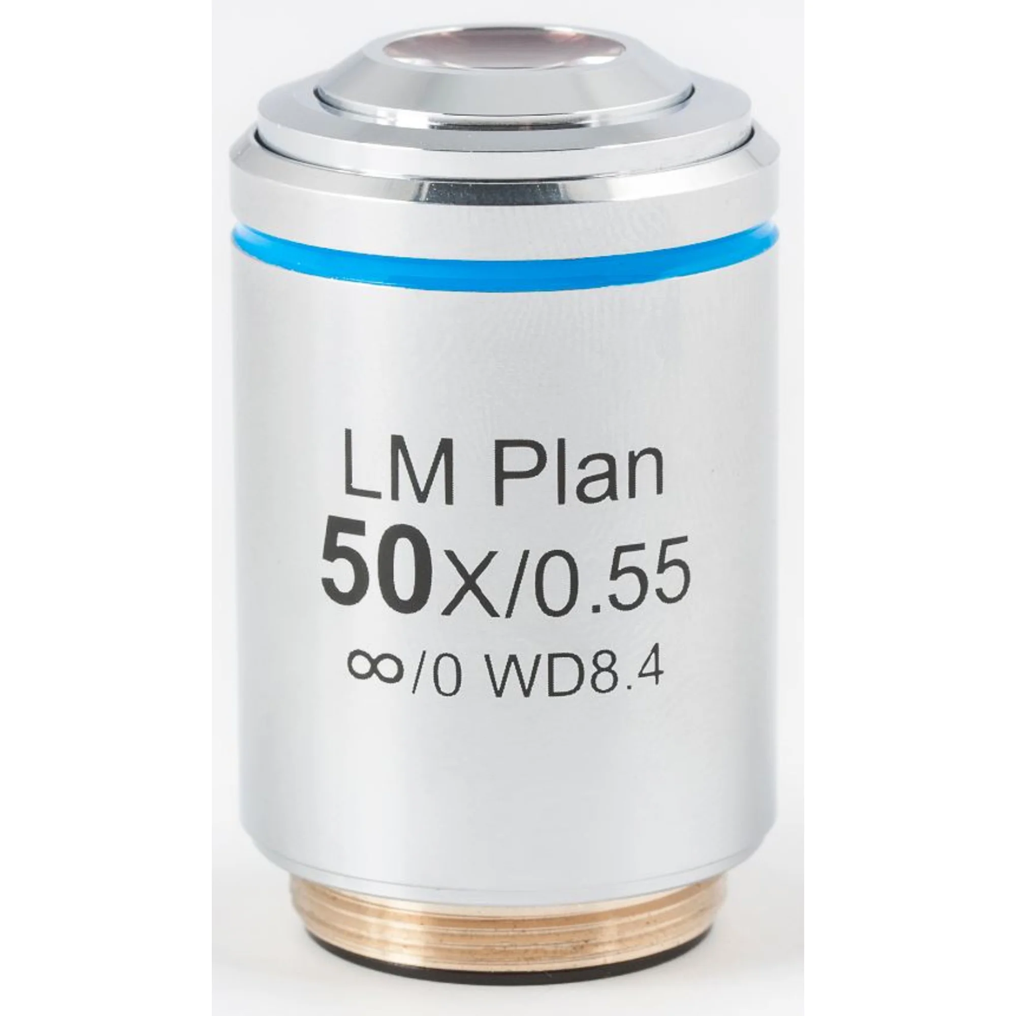 Objectif  LM PL , CCIS, LM, plan, achro, 50x/0.55, w.d.8.4mm (AE2000 MET)