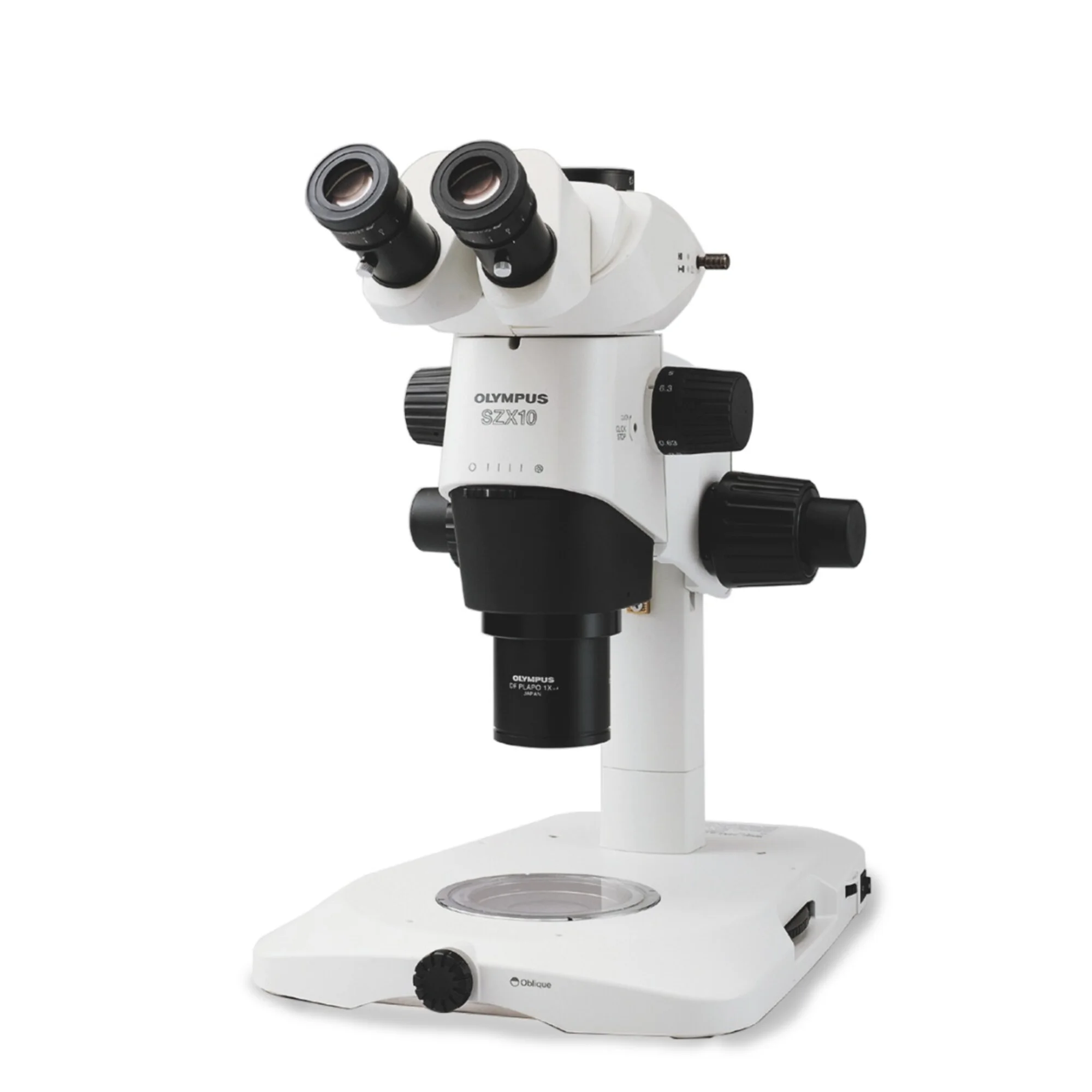 Microscope stéréo zoom  SZX10, trino, 10:1, 6,3-63x, 81 mm, SZX2-ILLTQ LED