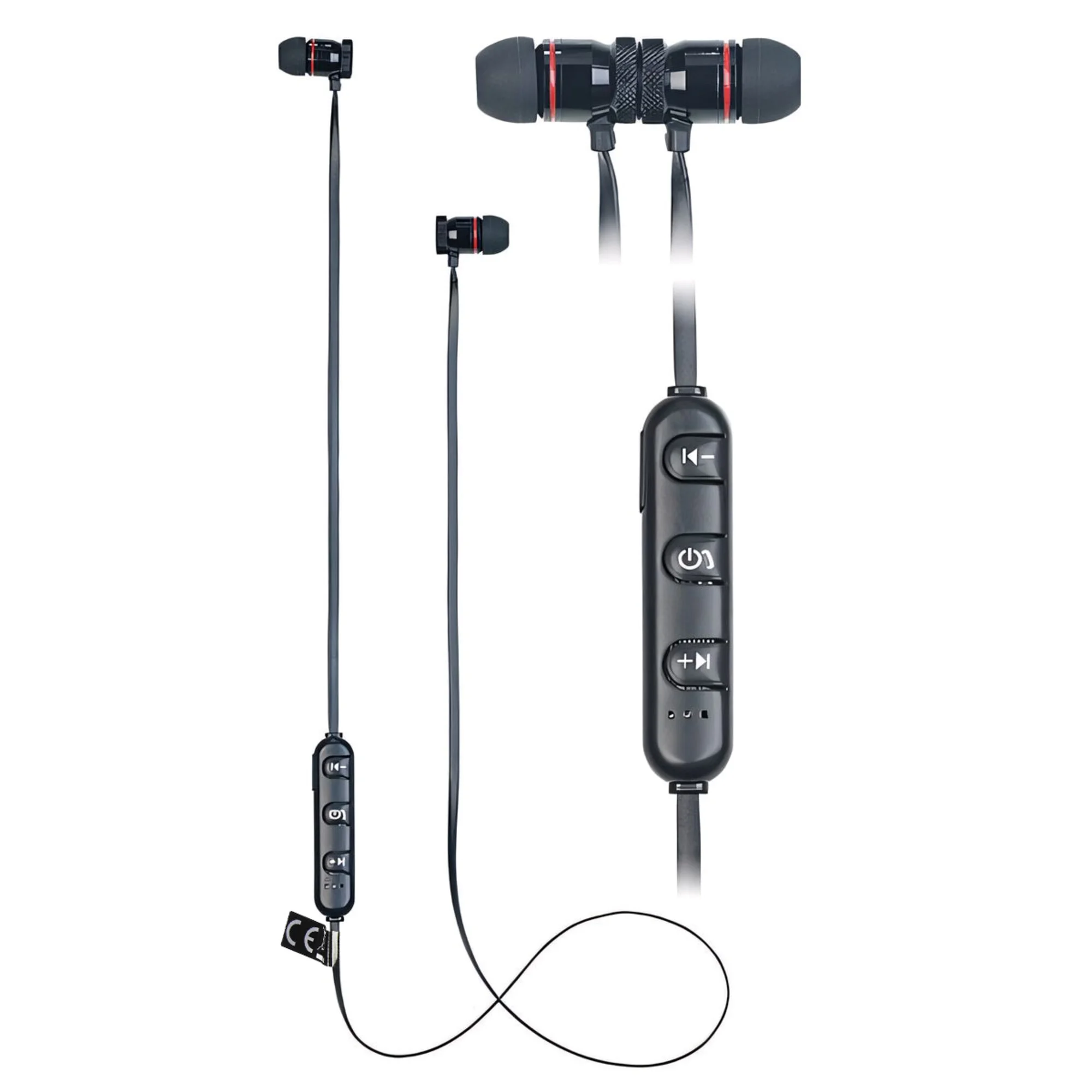 Casque stéréo intra-auriculaire Bluetooth avec aimant, Bluetooth 5.0