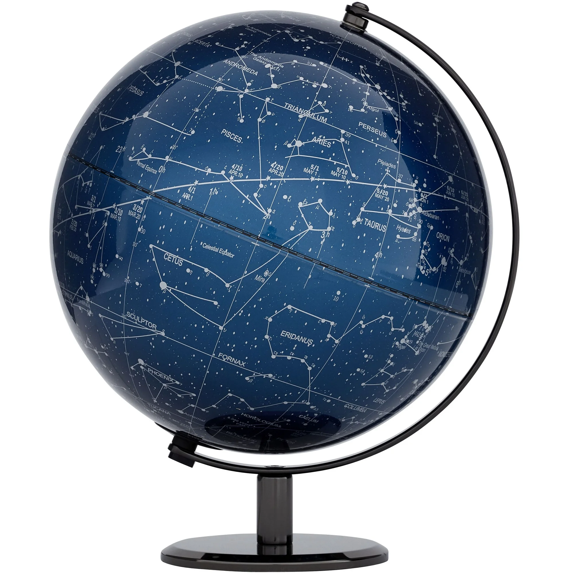 Globe  Milky Way Blue Light 25cm