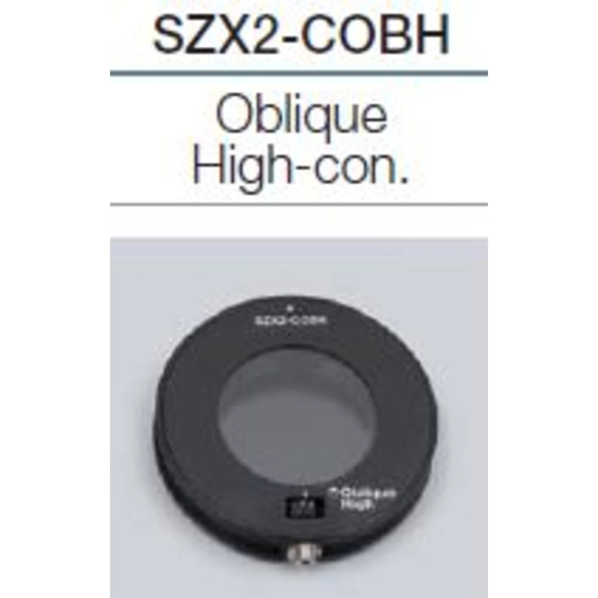 Cartouche SZX2-COBH oblique, contraste élevé