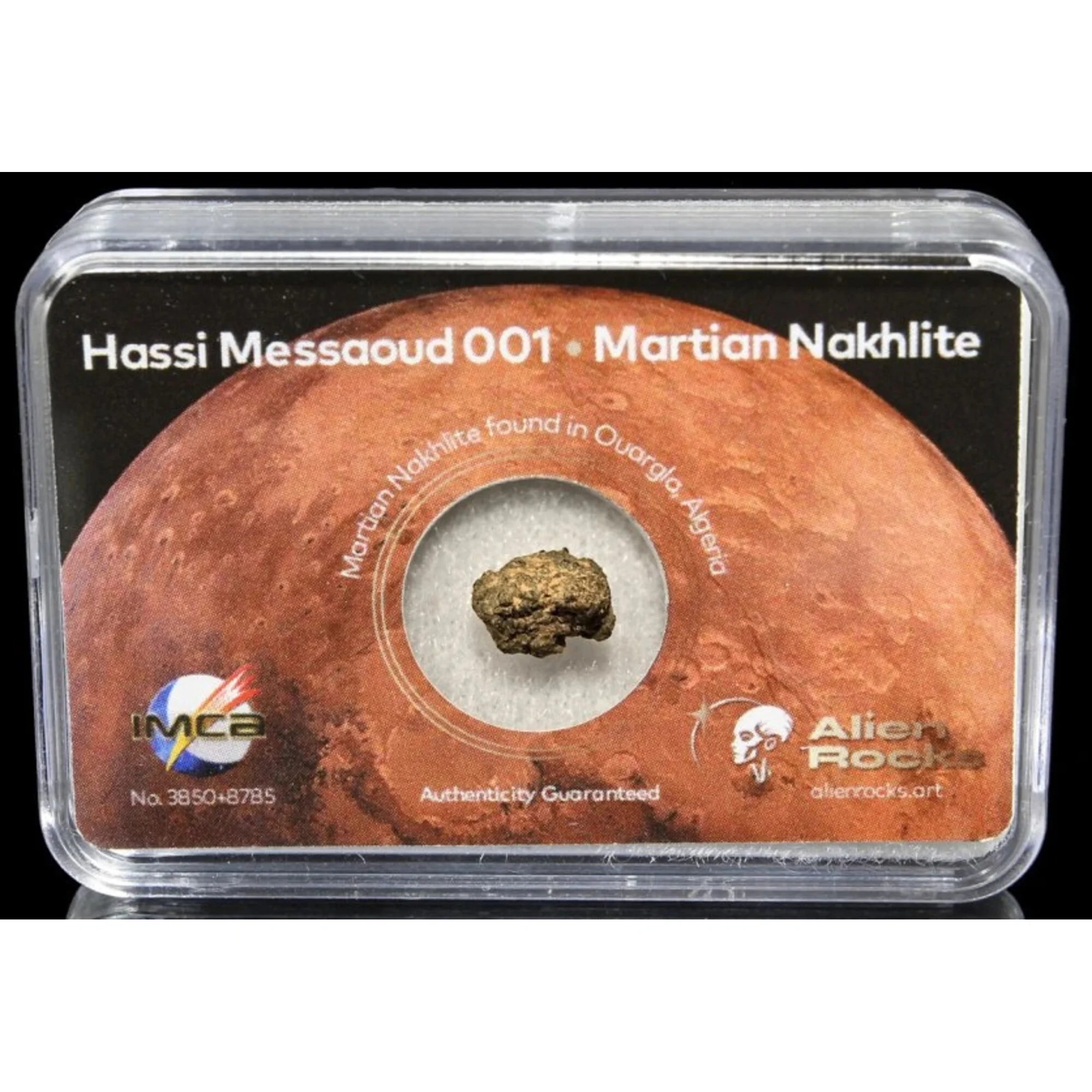 Météorite de Mars Hassi Messaoud 0,1 - 0,2 gramme