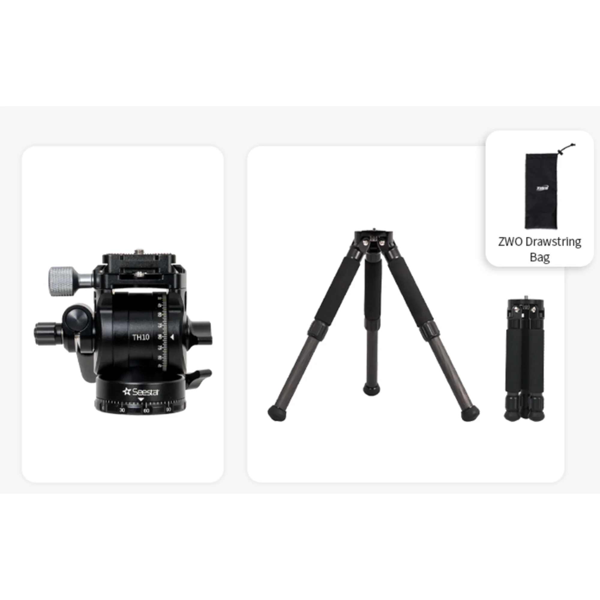 Trépied en carbone  TC20+TH10 Seestar Smart Telescope