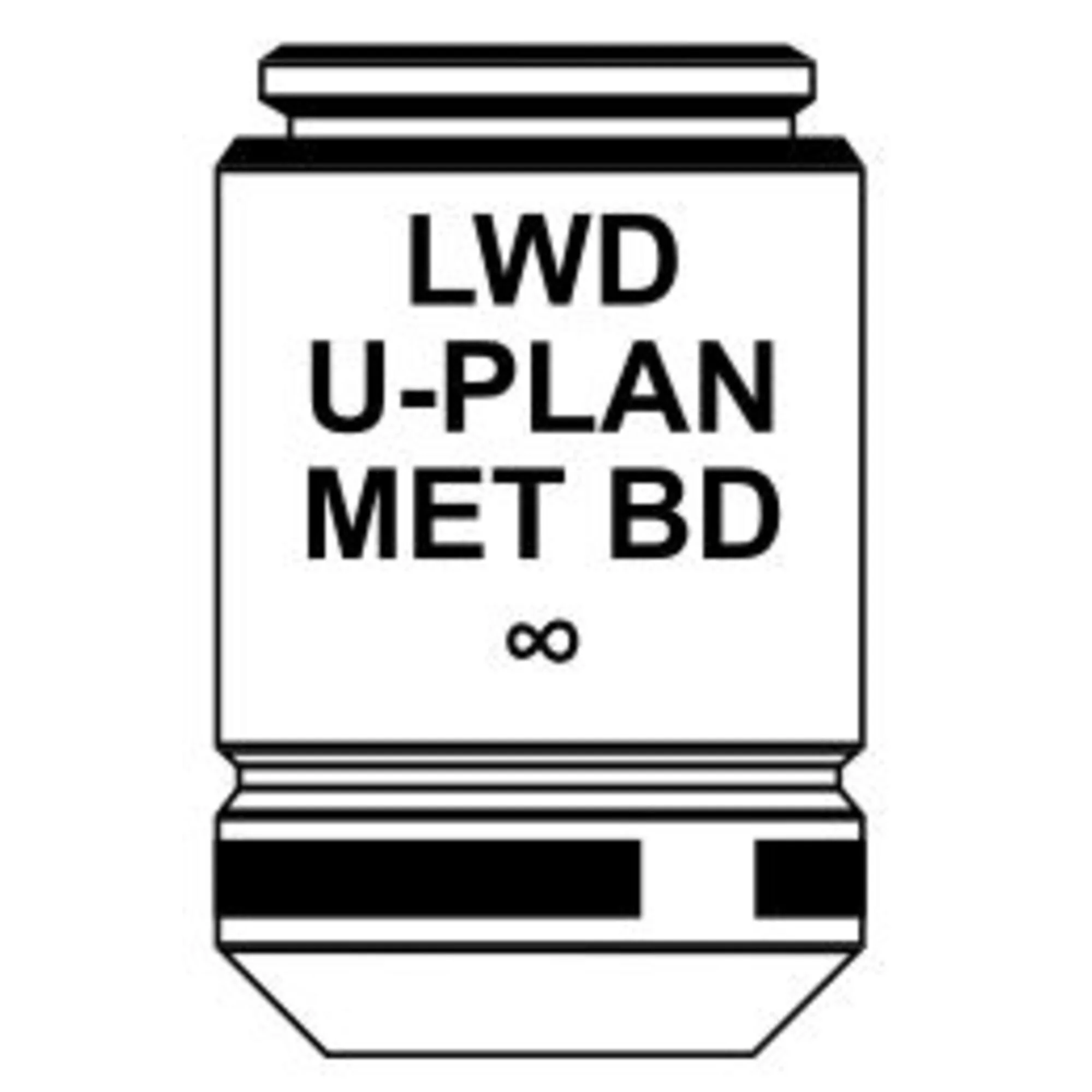 Objectif  IOS LWD U-PLAN MET BD objective 5x/0.15, M-1094