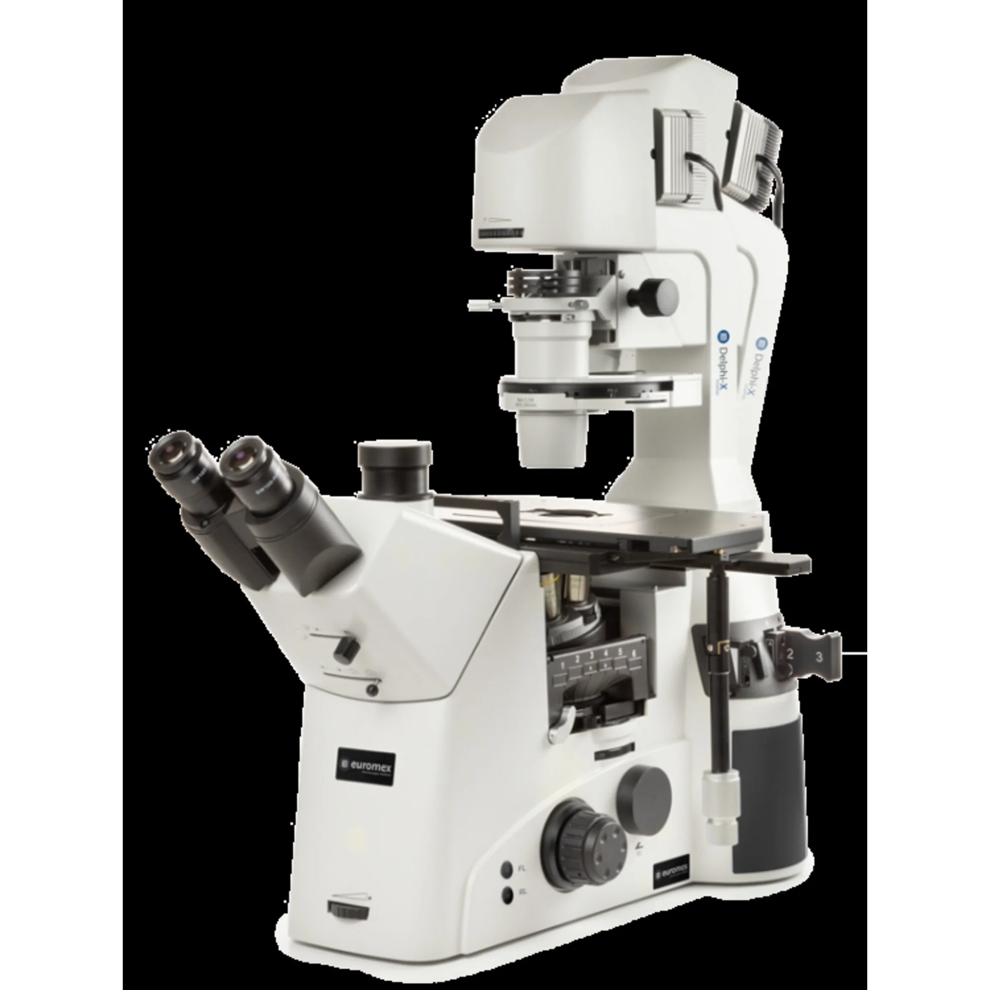 Microscope inversé  DI.1053-PLPHFi, trino, 100-400x, IOS, LED