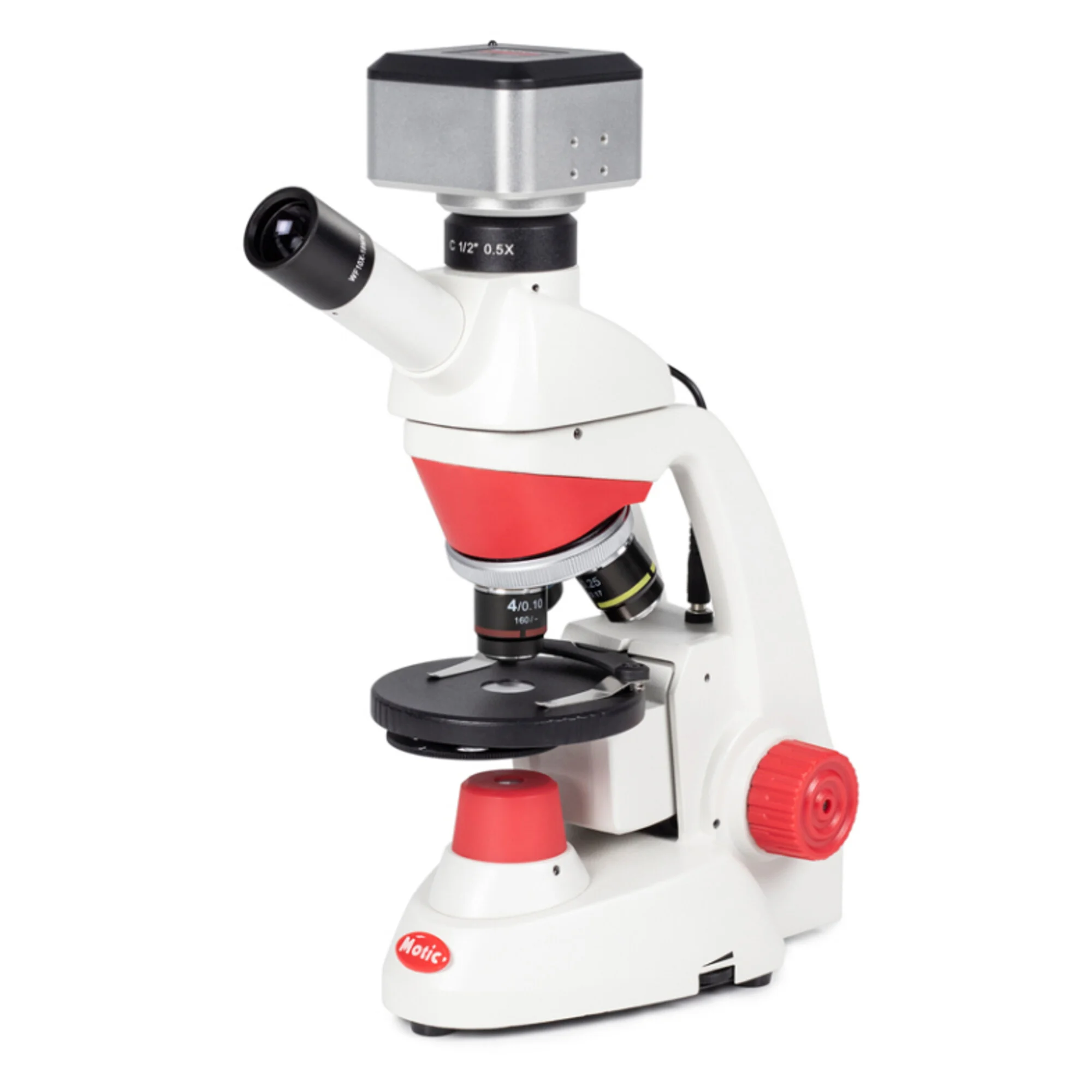 Microscope RED50X Plus, mono, numérique, 40x- 400x, 4MP
