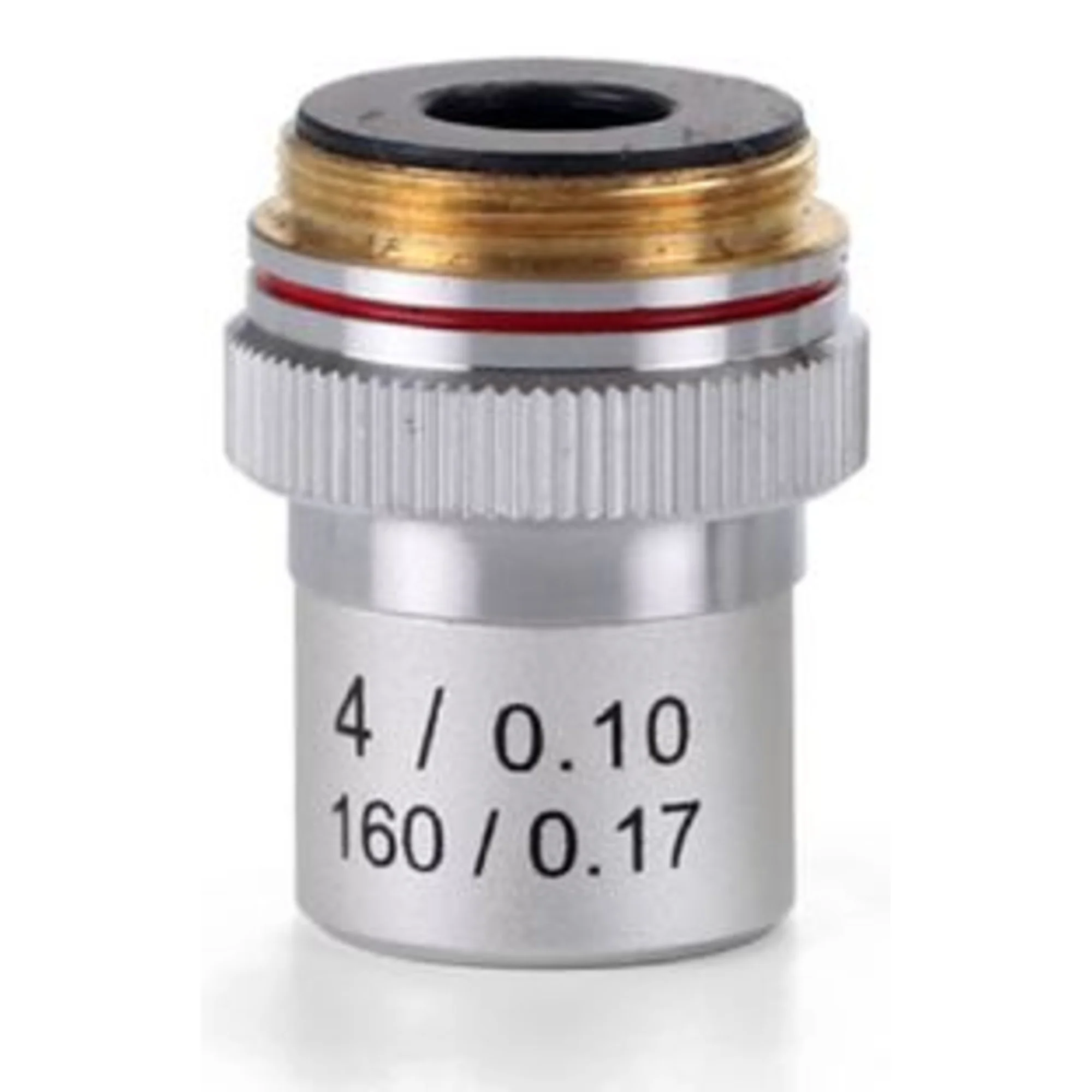 Objectif  4x/0,10 achro, DIN, EC.7004 (EcoBlue)