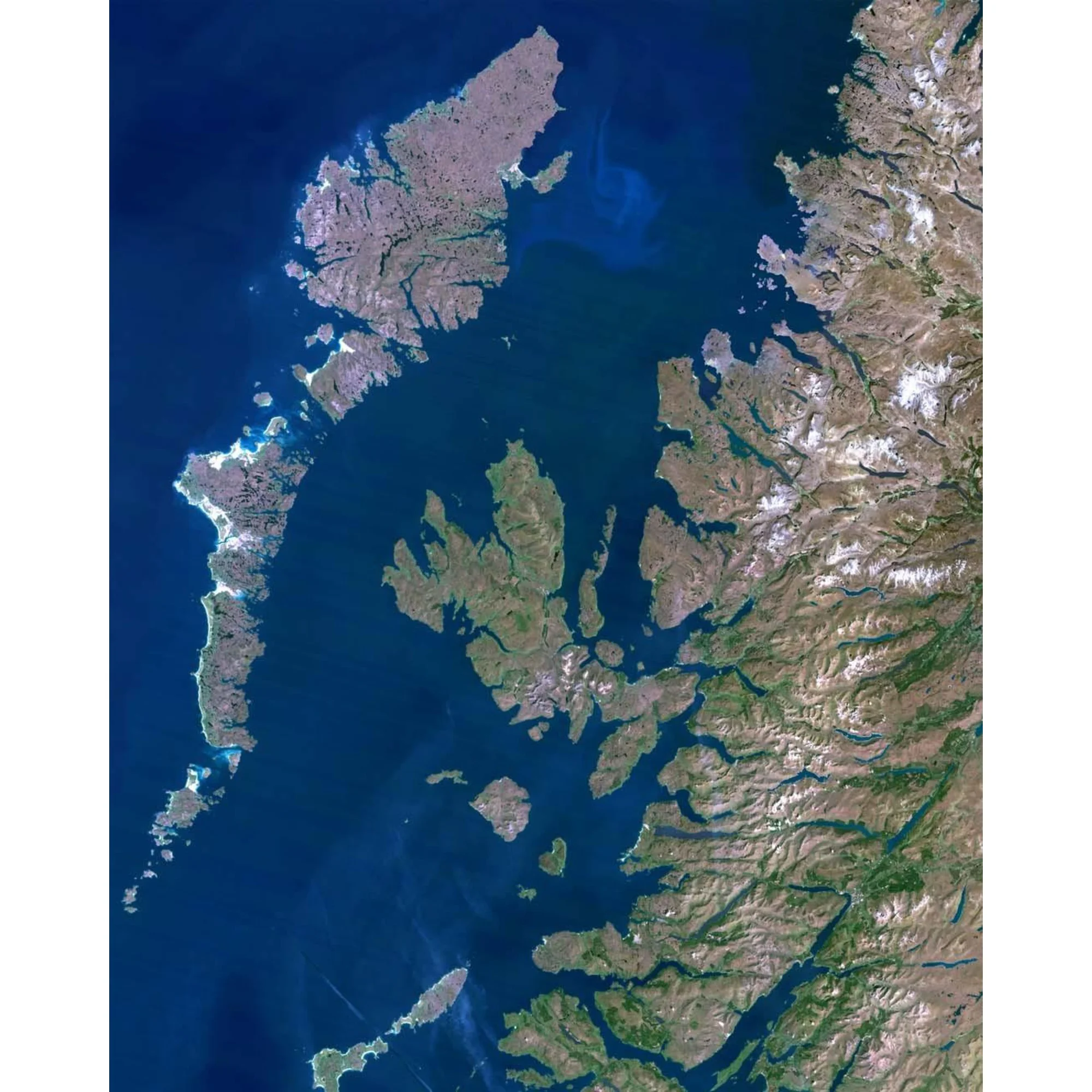 Carte régionale  Planète Observer région Hebrides