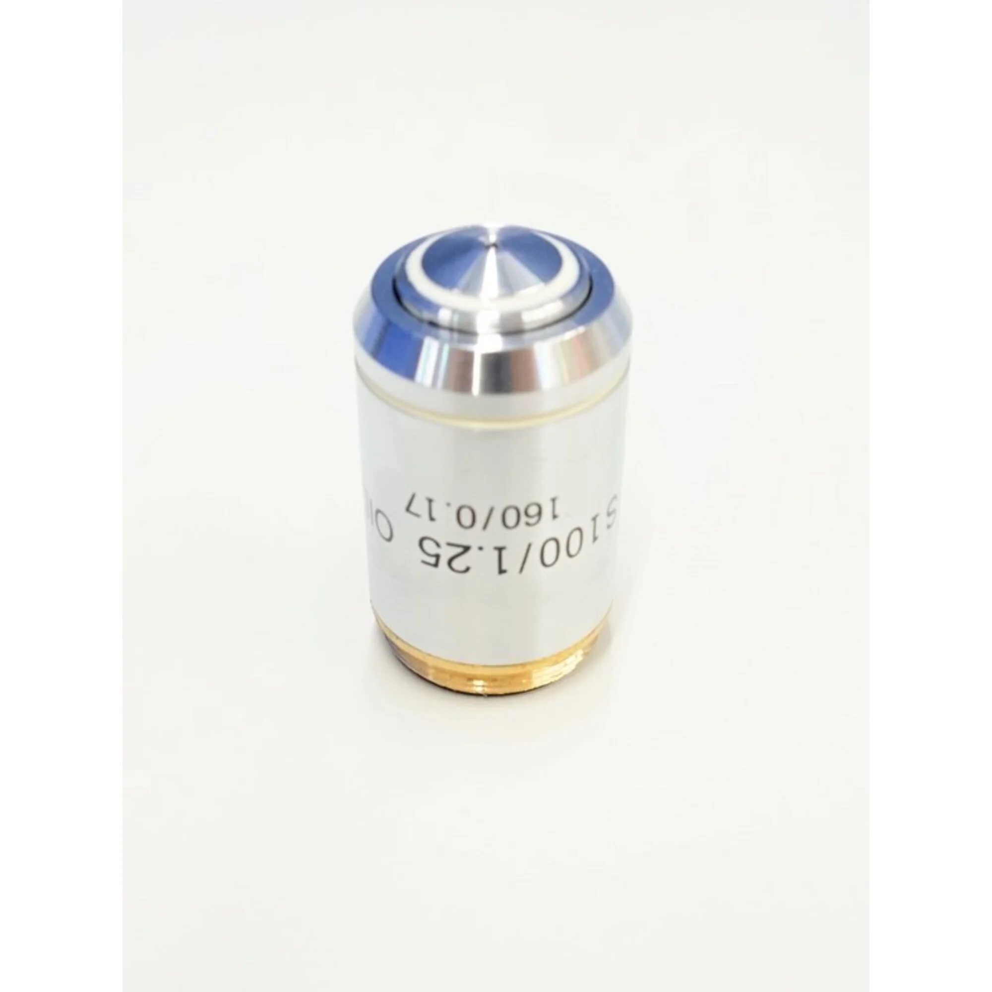 Objectif, OBB-A3207, achro, 100x/1,25, huile, à ressort, w.d. 0,2mm