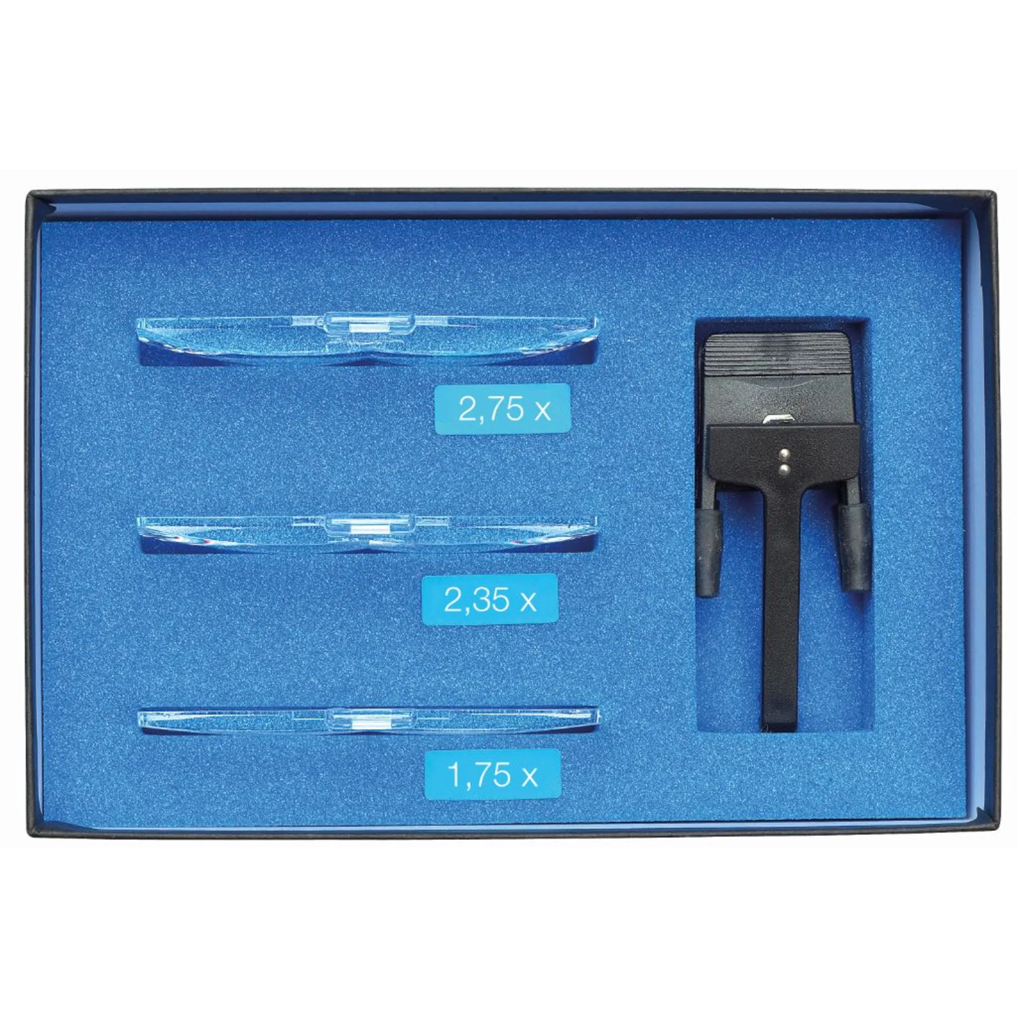 Loupe  Basic-Line RIDO-CLIP Lentilles 1,75x, 2,35x, 2,75x
