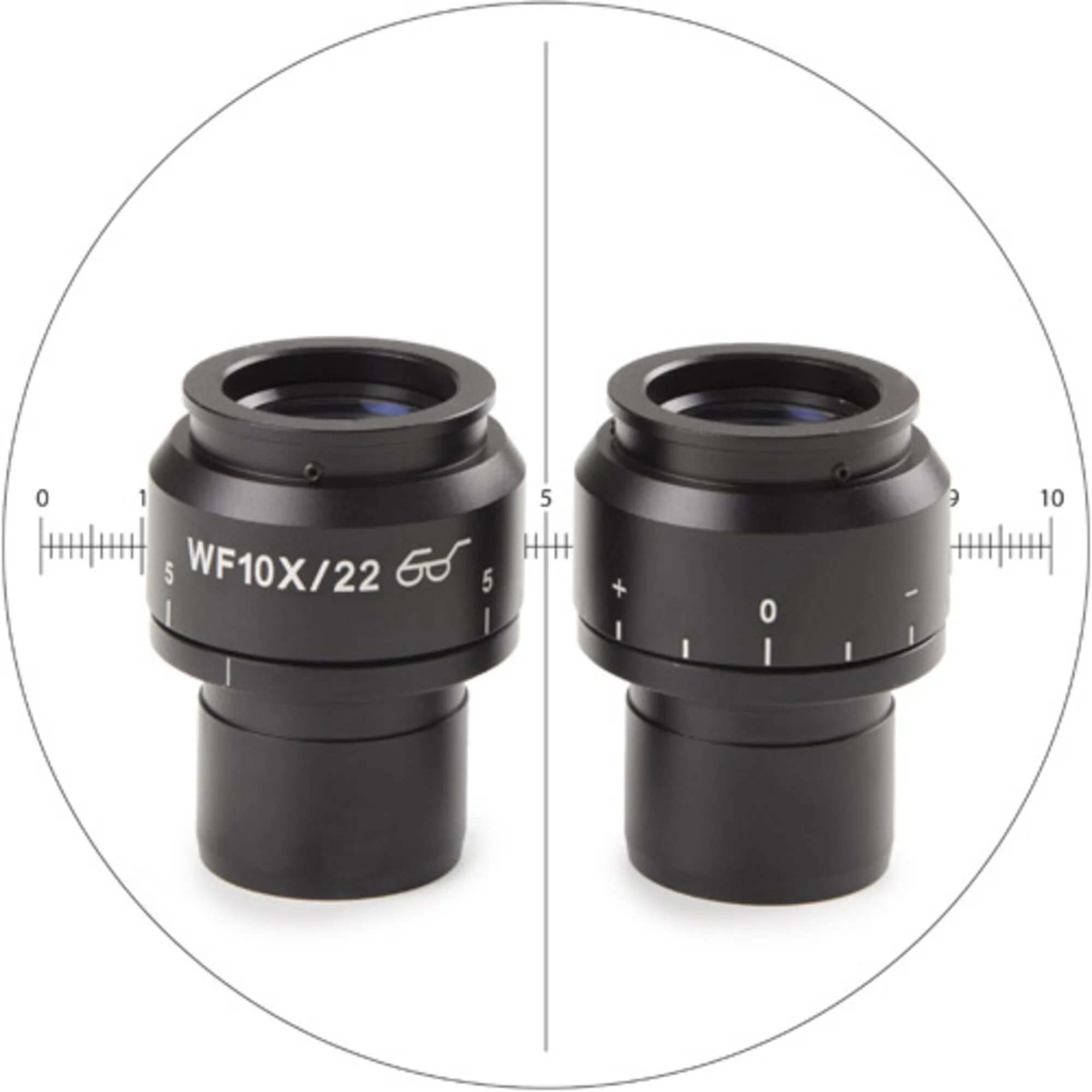 Oculaires NZ.6010-CM, 10x/22, 1 pièce, (zoom Nexius)