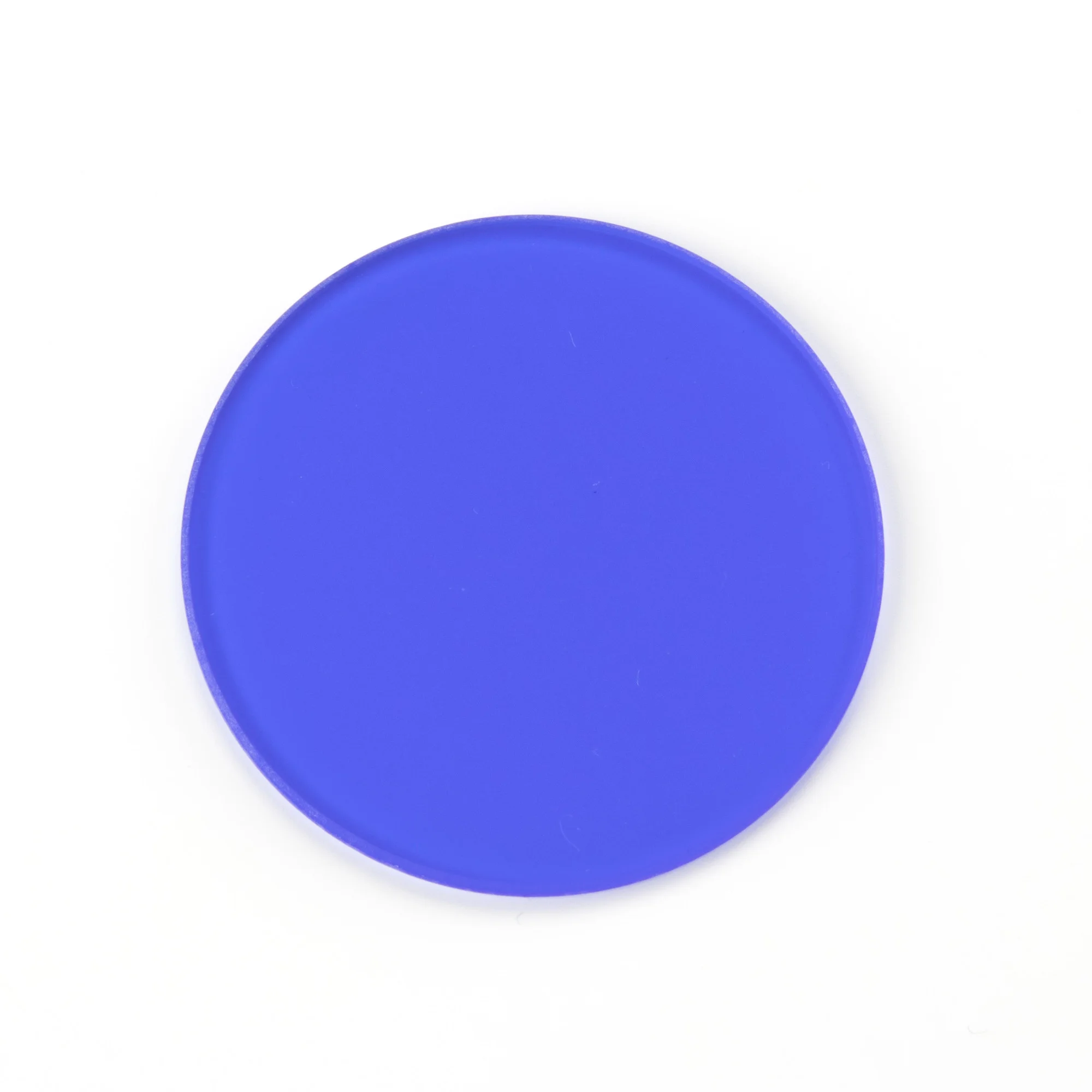 Bleu filtres, 32 millimètres. Diamètre