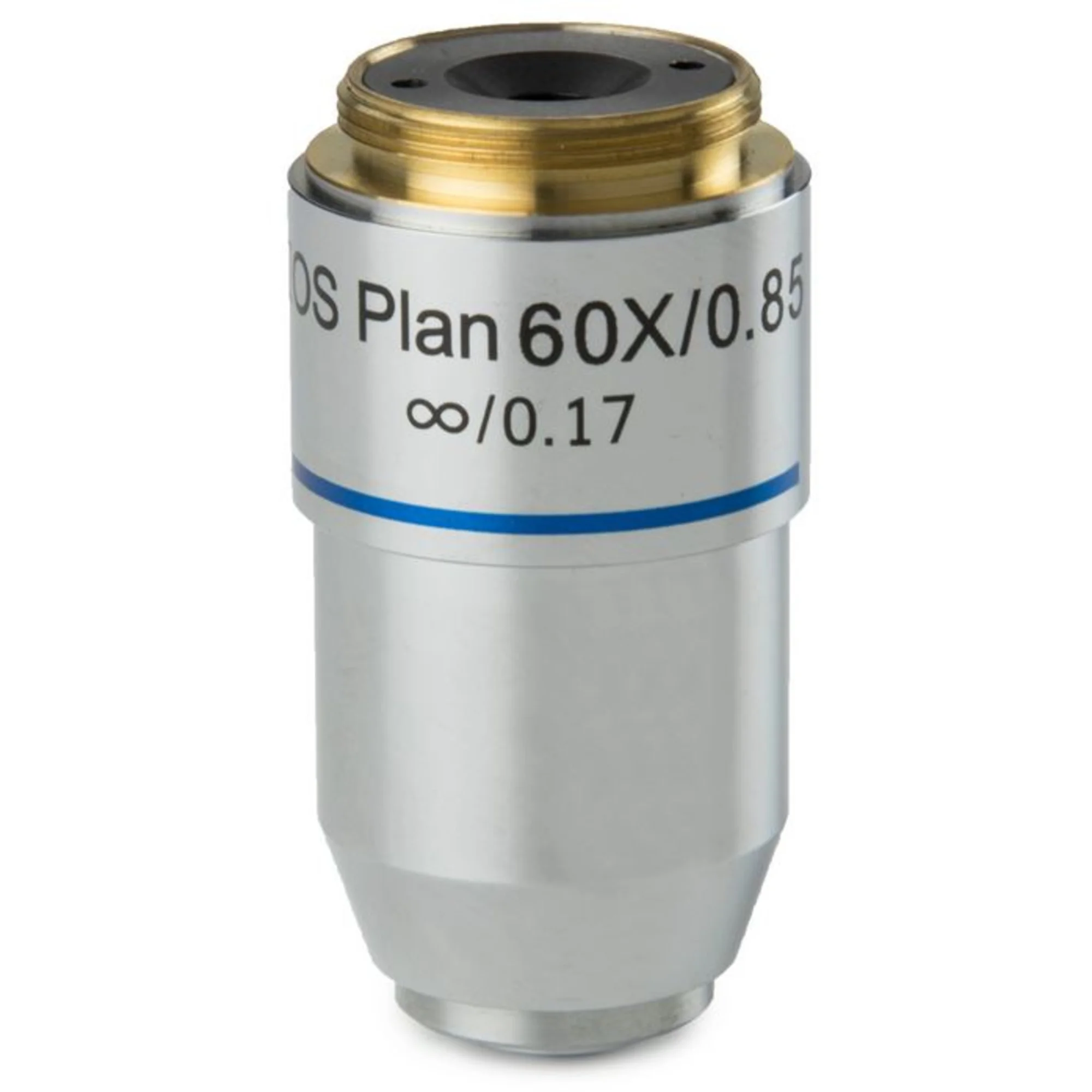 Objectif  60x/0.80 plan, avec resssort, infini, BB.7260 (BioBlue.lab)