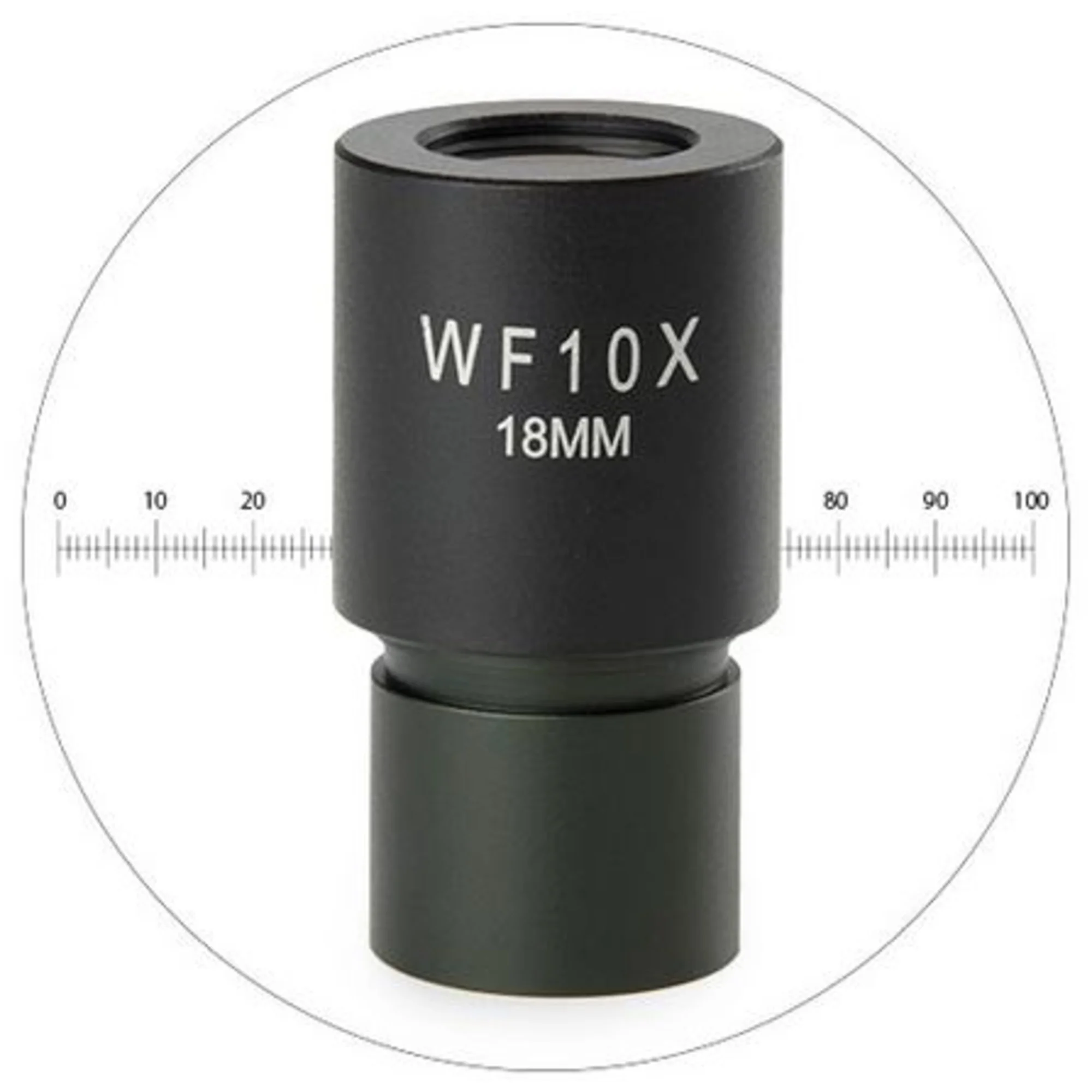 Oculaire micrométrique WF 10x/18 mm, MB.6010-M (MicroBlue)