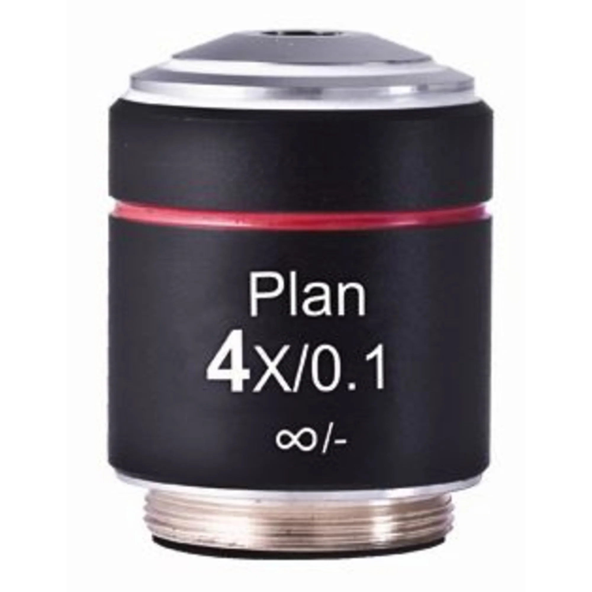 Objectif PL, CCIS, plan, achromat  4x/0.10 distance de travail 12,6 mm (AE2000)