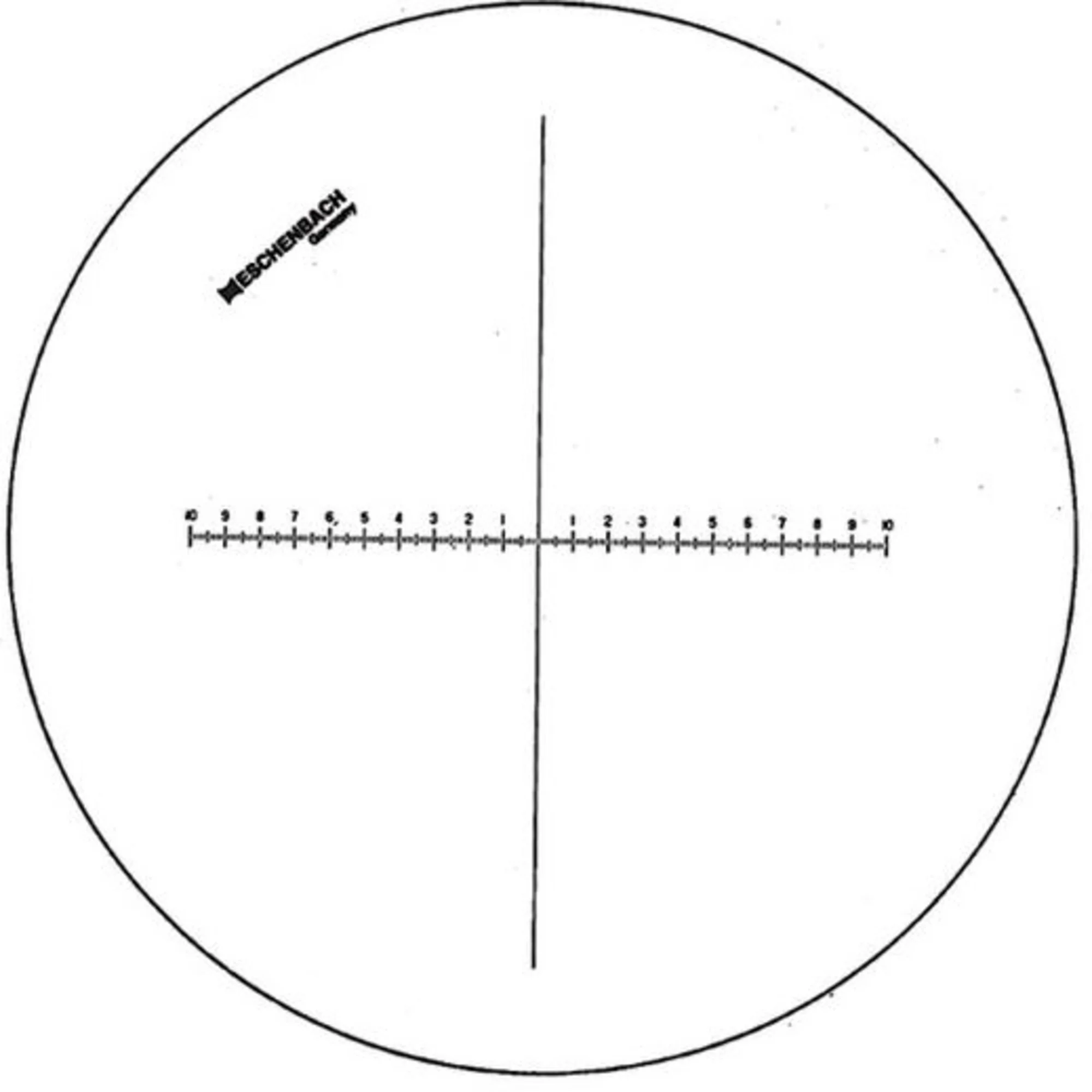 Echelle de mesure de précision pour loupe à échelle 11547 et 115410