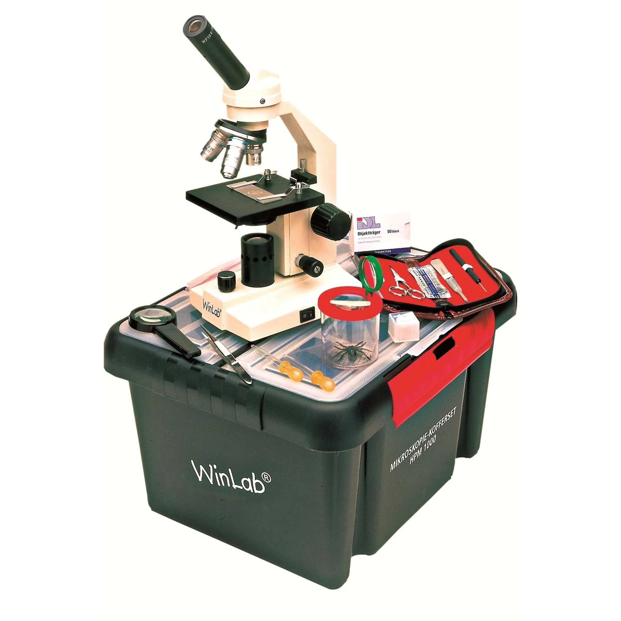 Microscope  HPM 1000/USB - Mallette microscopie avec caméra USB