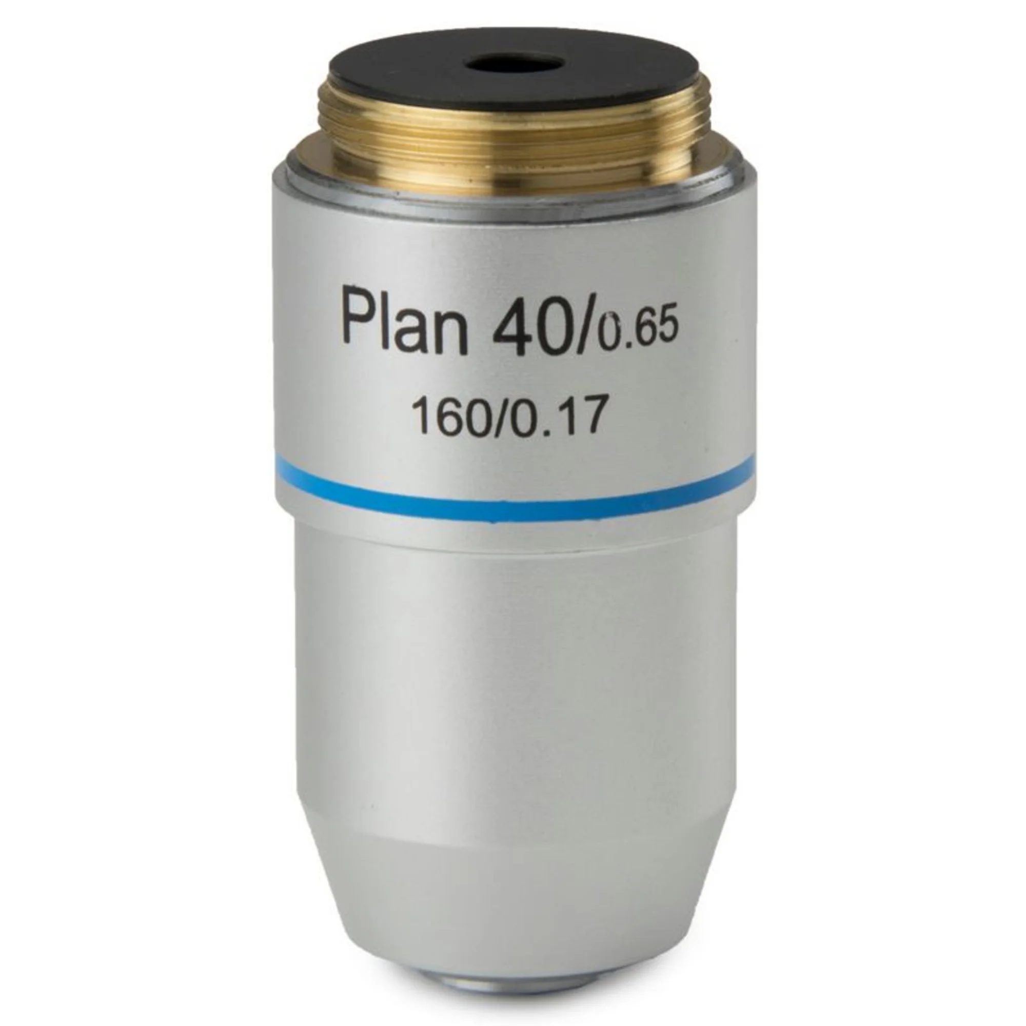 Objectif  40x/0,65 plan, avec ressort, DIN, BB.8840 (BioBlue.lab)