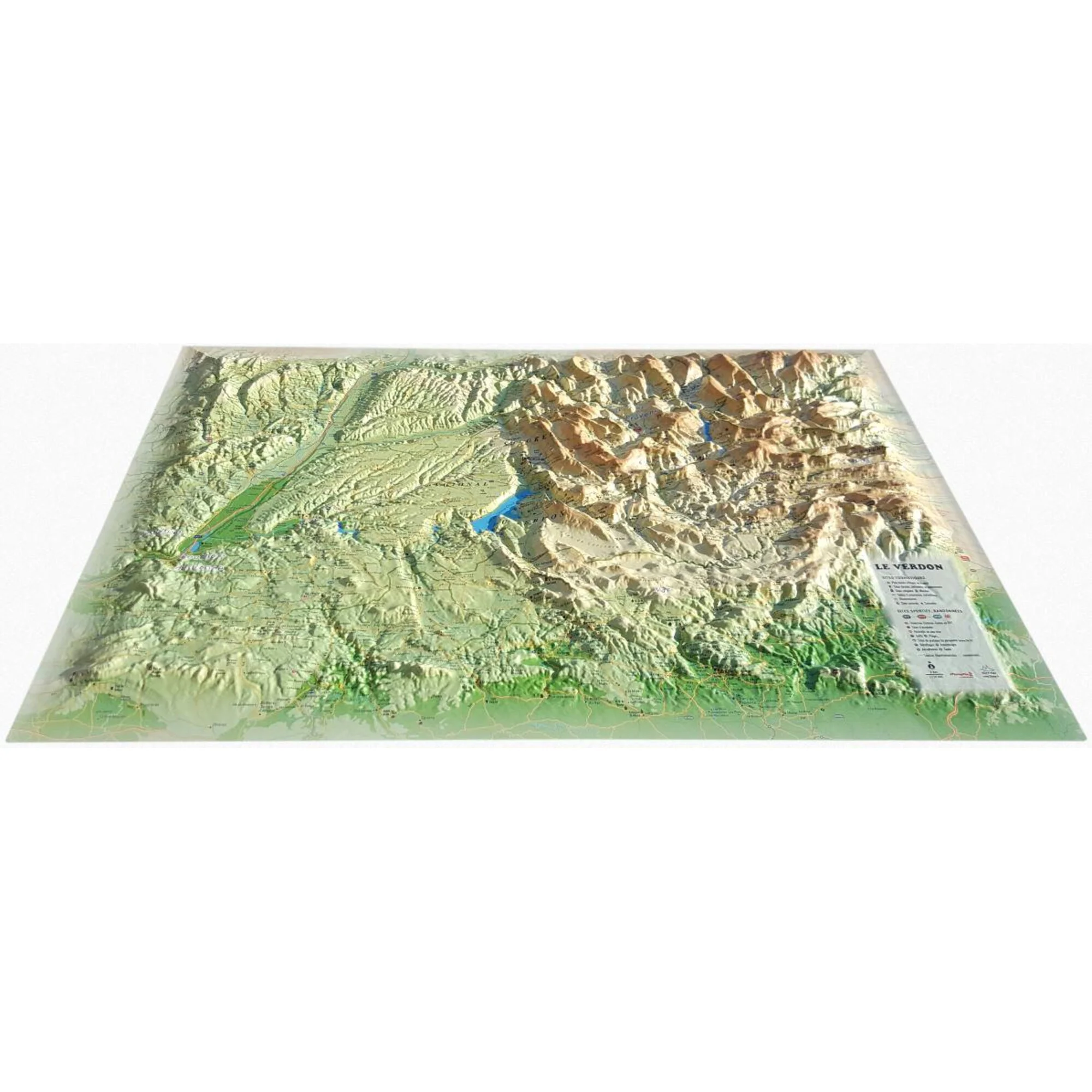 Carte régionale  Le Verdon