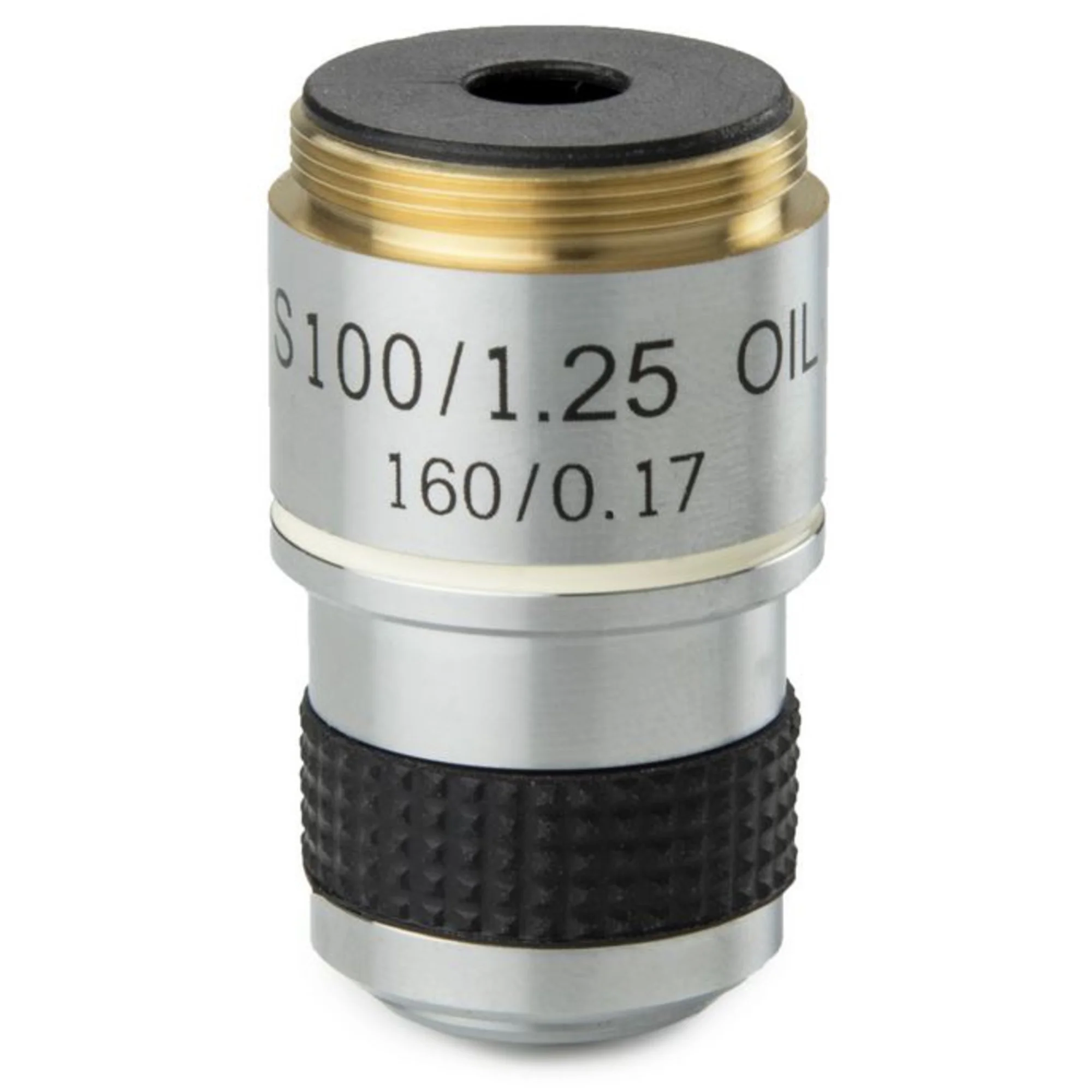 Objectif 100x/1,25  achro., avec ressort,  35 mm parafocal, MB.7000 (MicroBlue)