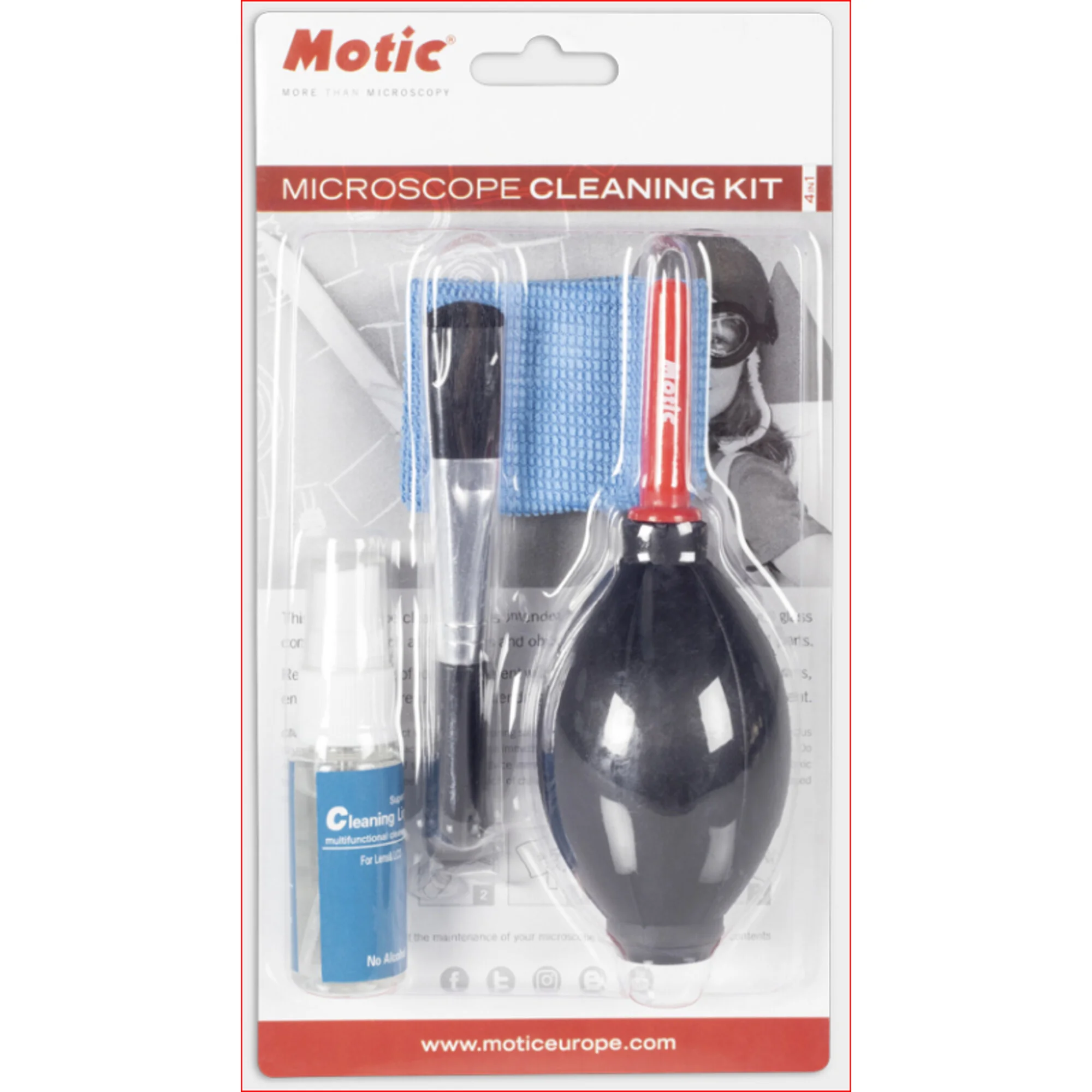 Kit de nettoyage microscope