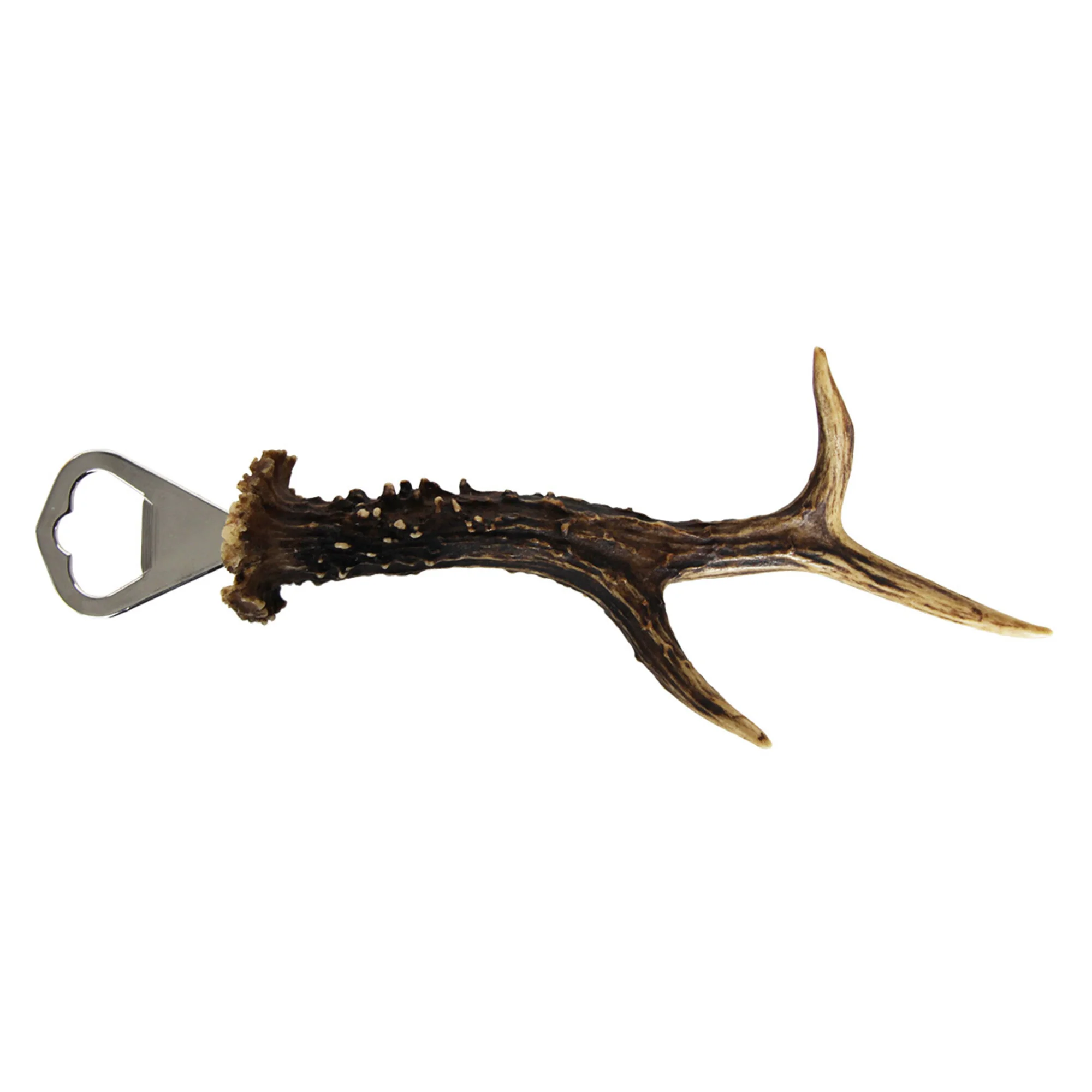 Ouvre-bouteille en bois de cerf, 25 cm