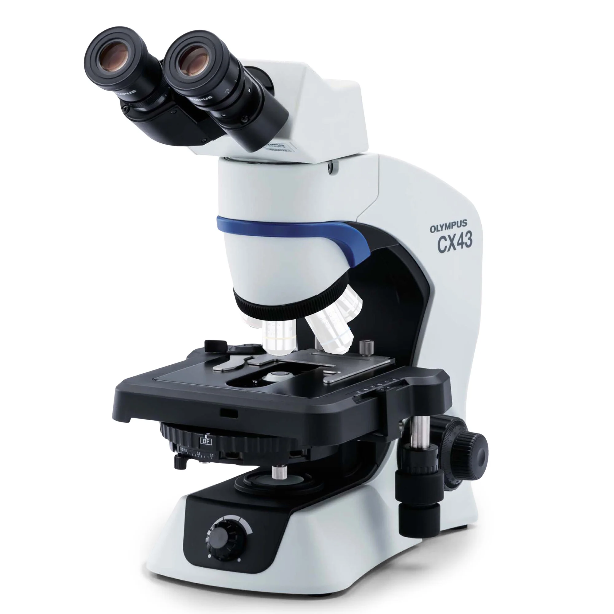 Microscope  Olympus CX43 Ergo, bino, infinity, LED, sans objectifs !