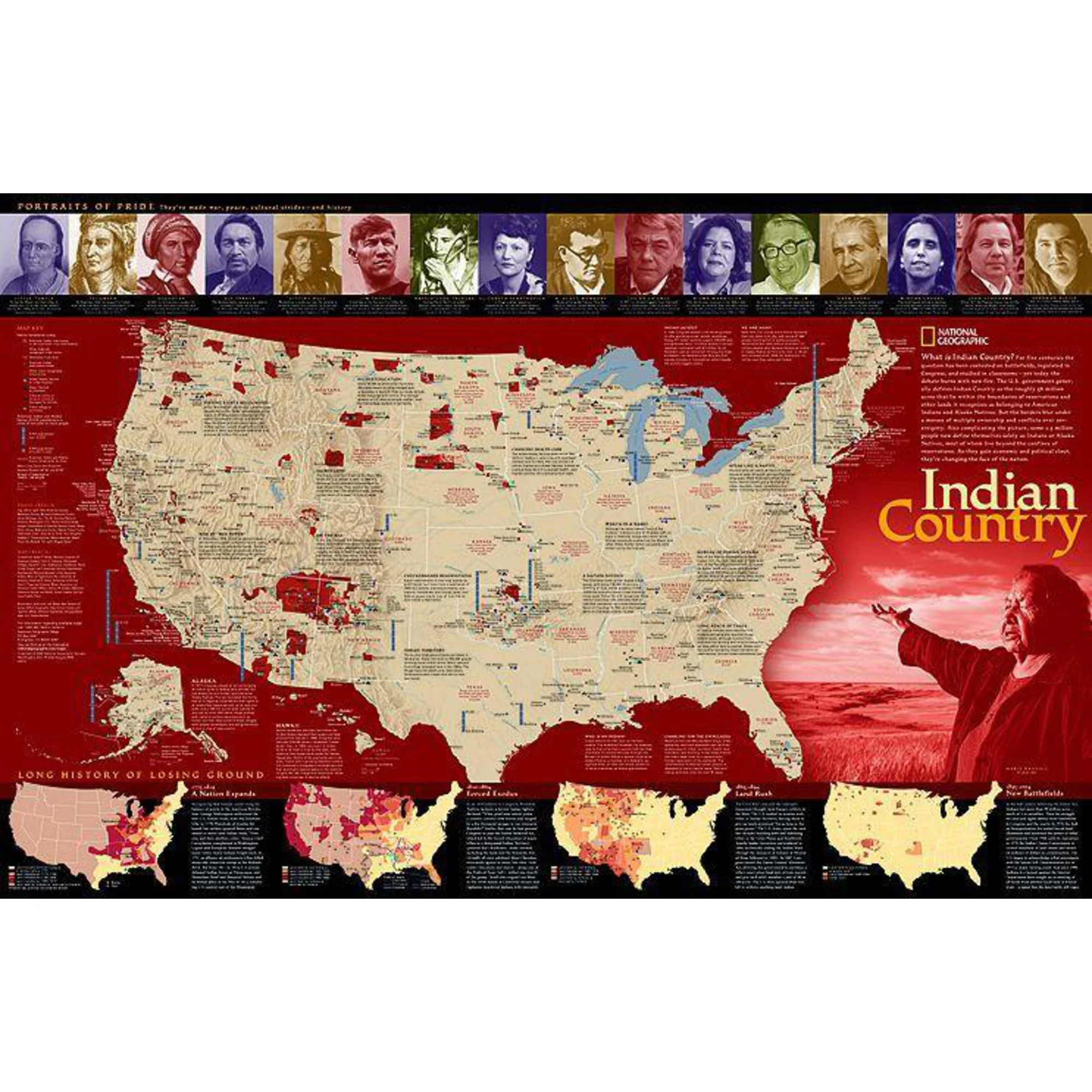 Carte géographique  Indian Country