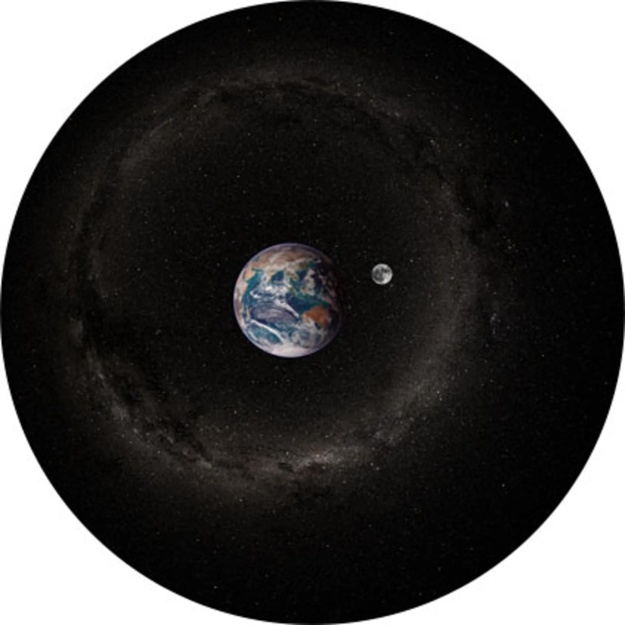 Disque pour planétarium Homestar Pro Terre et Lune de jour et de nuit