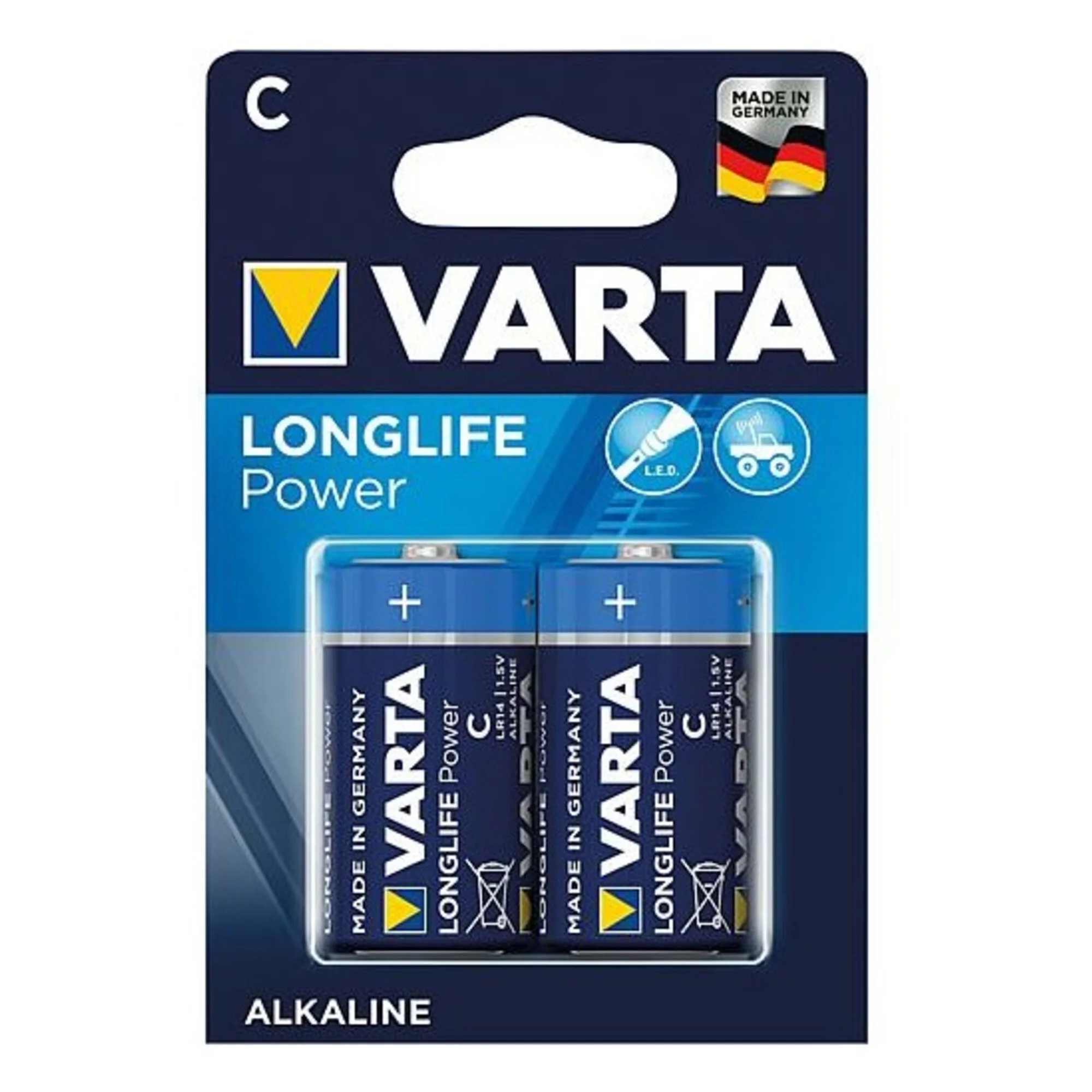 Batteries C «Baby» Longlife Power