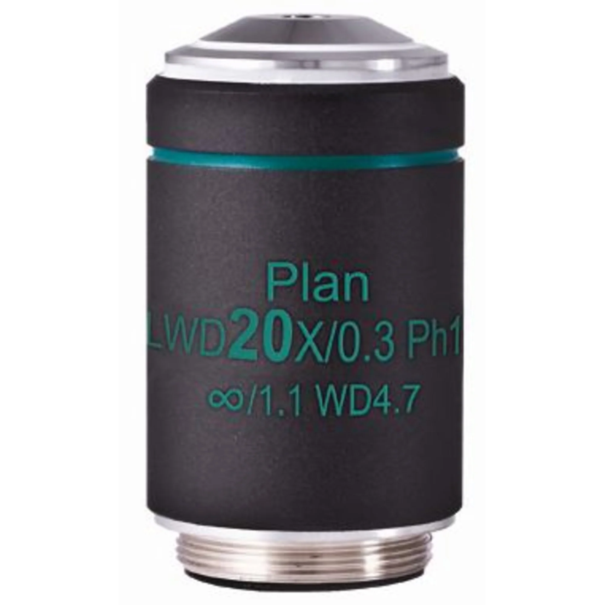 Objectif  WD PL Ph CCIS, plan, achro, phase, 20x/0,3 w.d. 4,7 mm, Ph1 (AE2000)