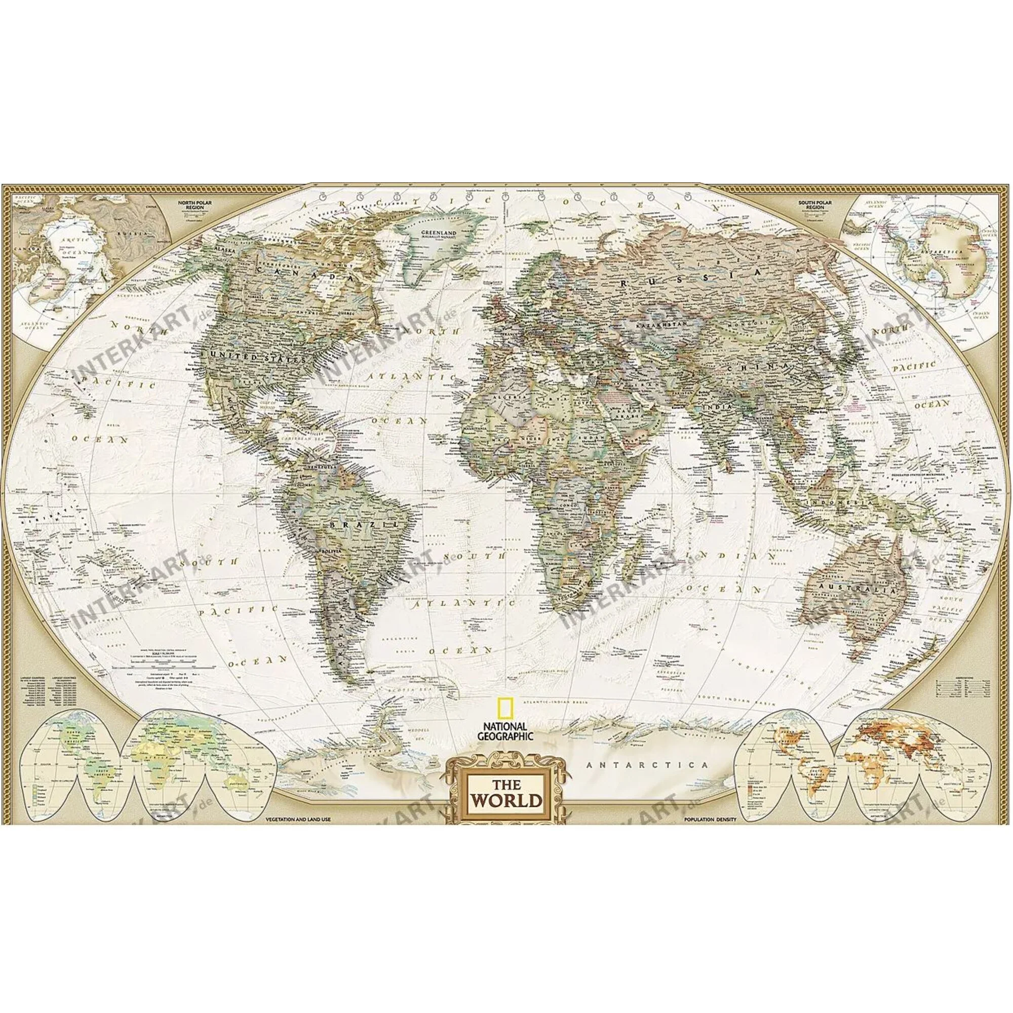 Mappemonde  Executive (117x76cm)
