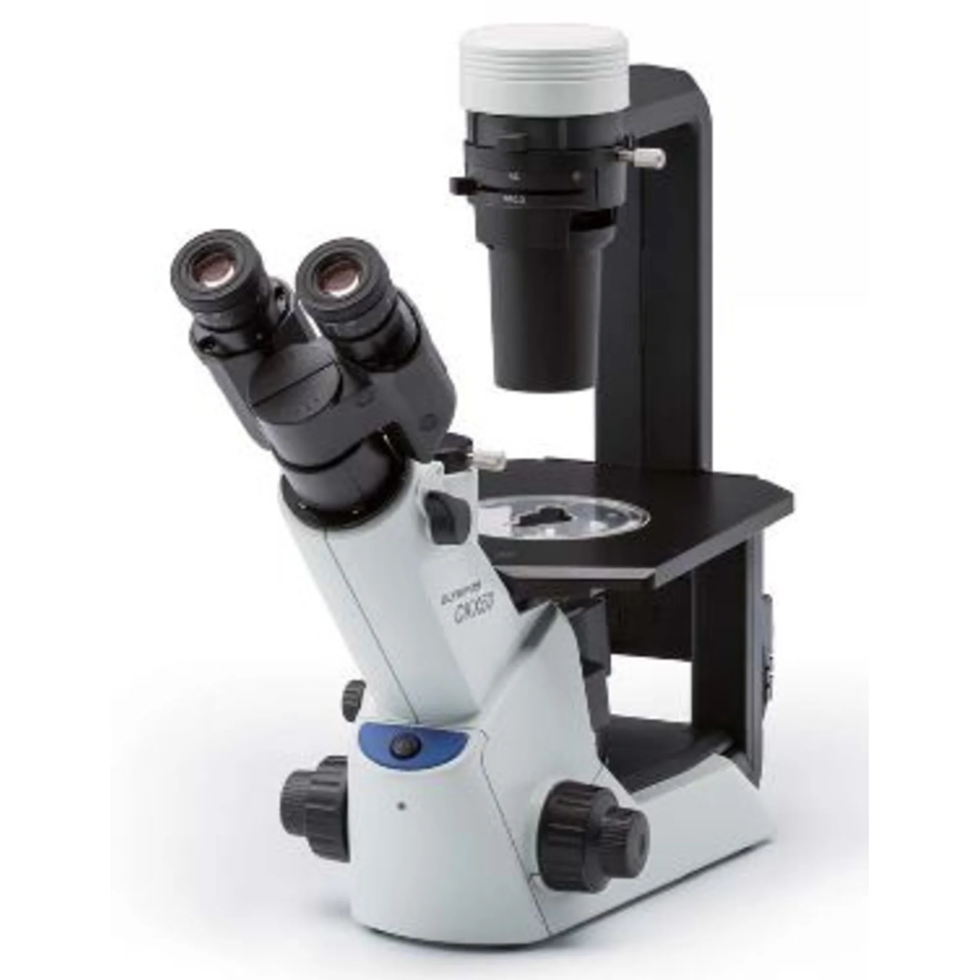 Microscope inversé  Olympus CKX53 Hellfeld V2, trino, infinity, plan, achro, 2x, 4x, 10x, LED