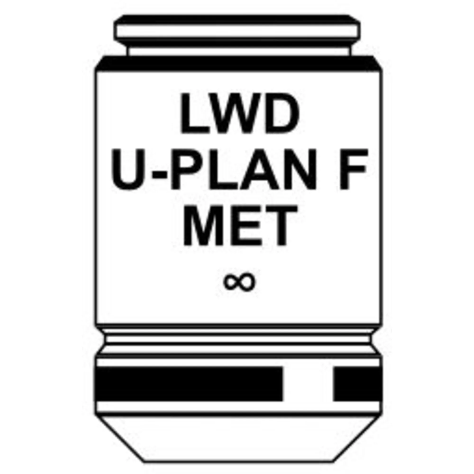 Objectif  IOS LWD U-PLAN F MET objective 20x/0.50, M-1173