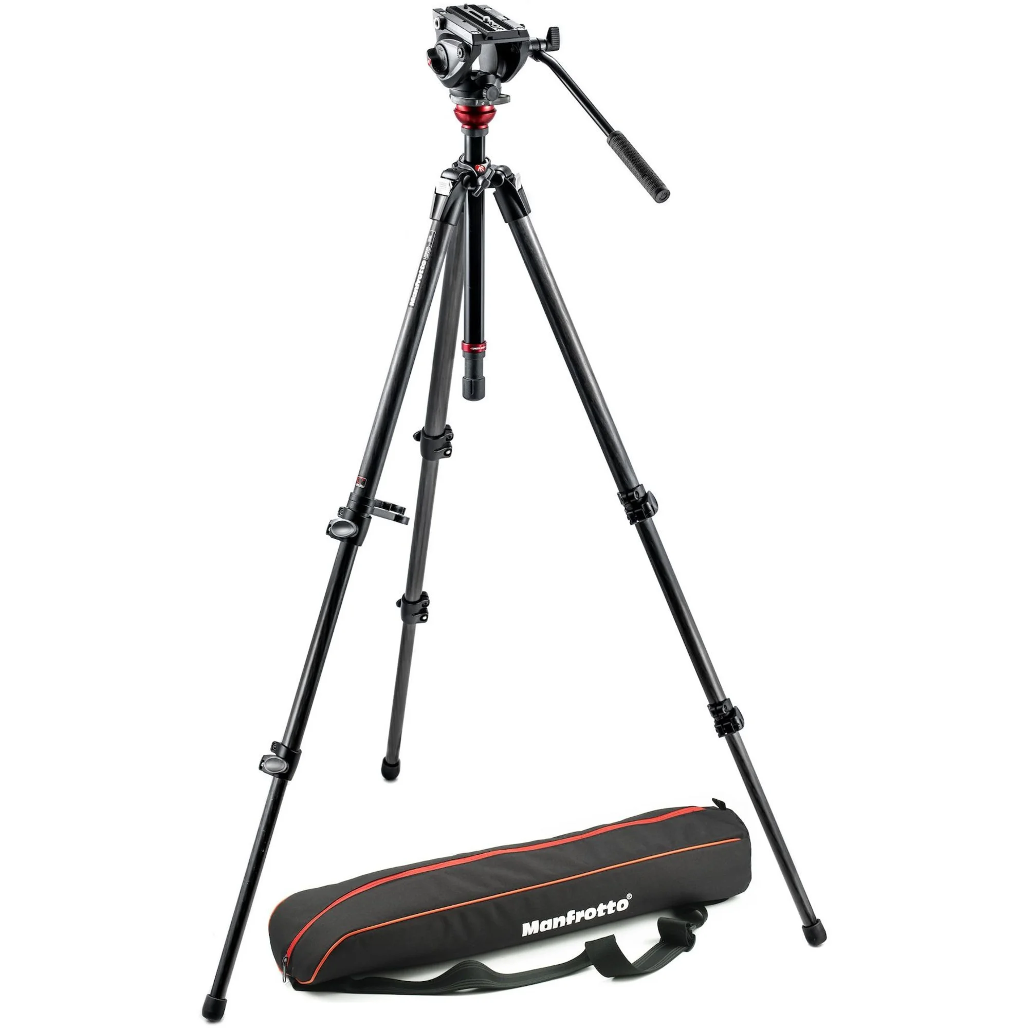 Trépied en carbone  MVH500AH,755CX3 avec rotule vidéo fluide