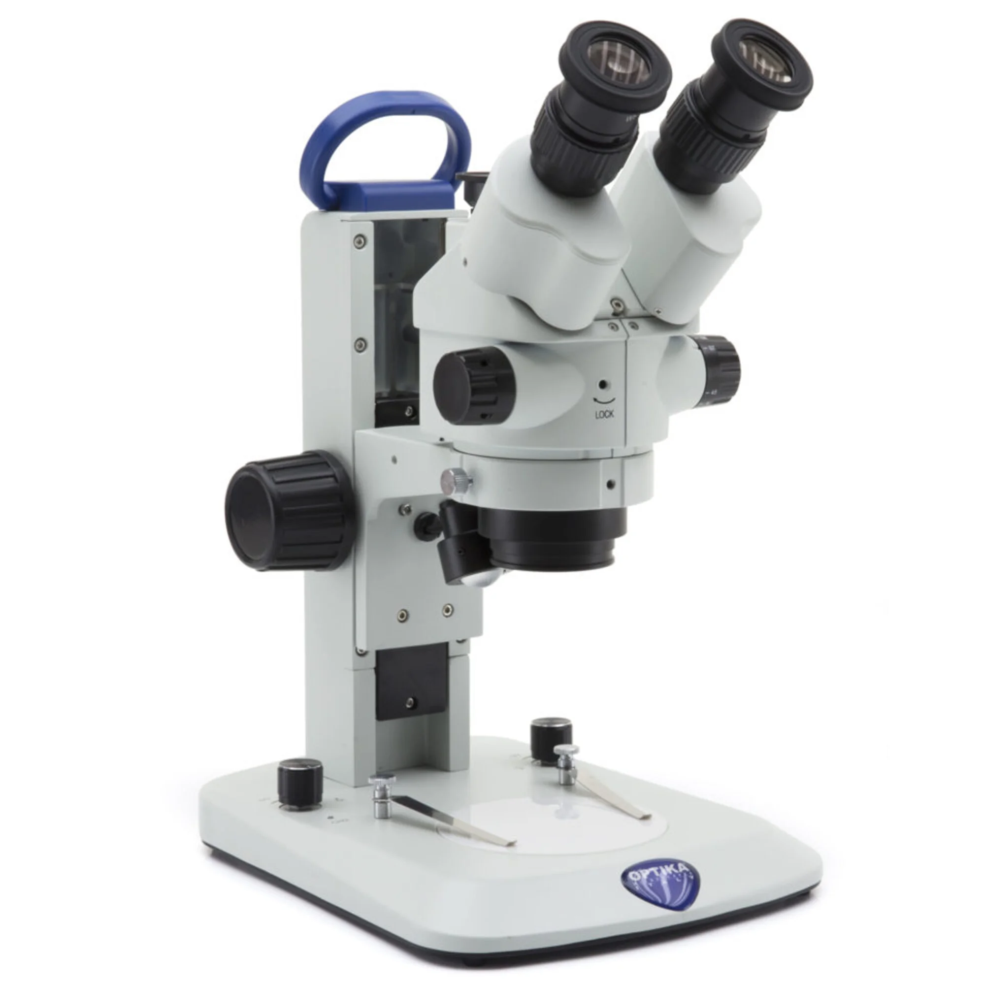 Stéréomicroscope à zoom SLX-3, zoom 7-45x, LED, w.d.100mm, trino