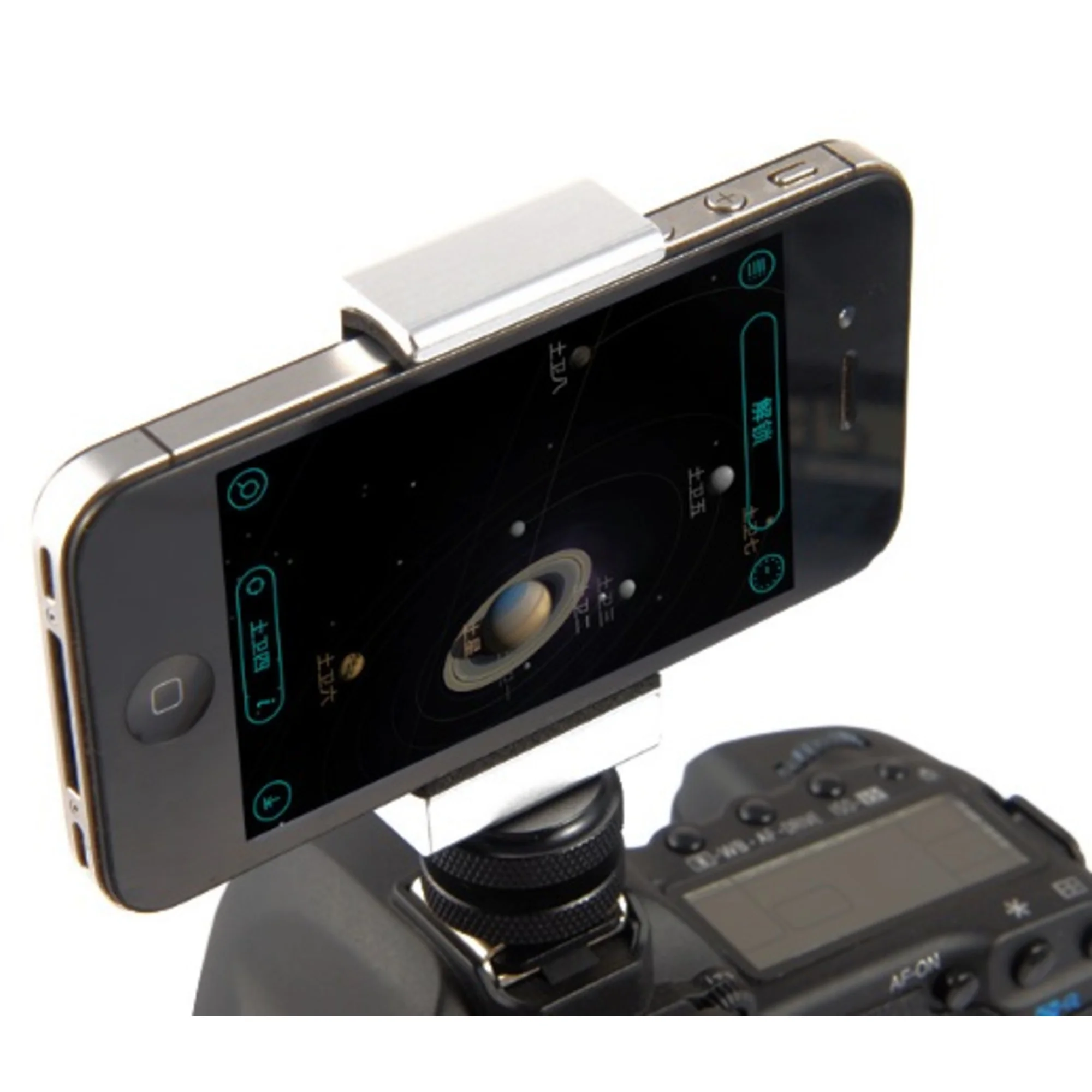 Porte-Smartphone avec adaptateur pour griffe de flash