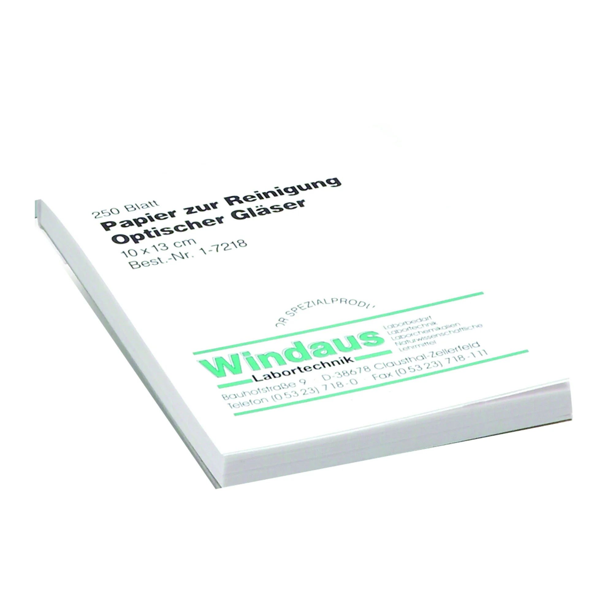 Lentilles papier de nettoyage, bloc avec 250 feuille 10x13 cm