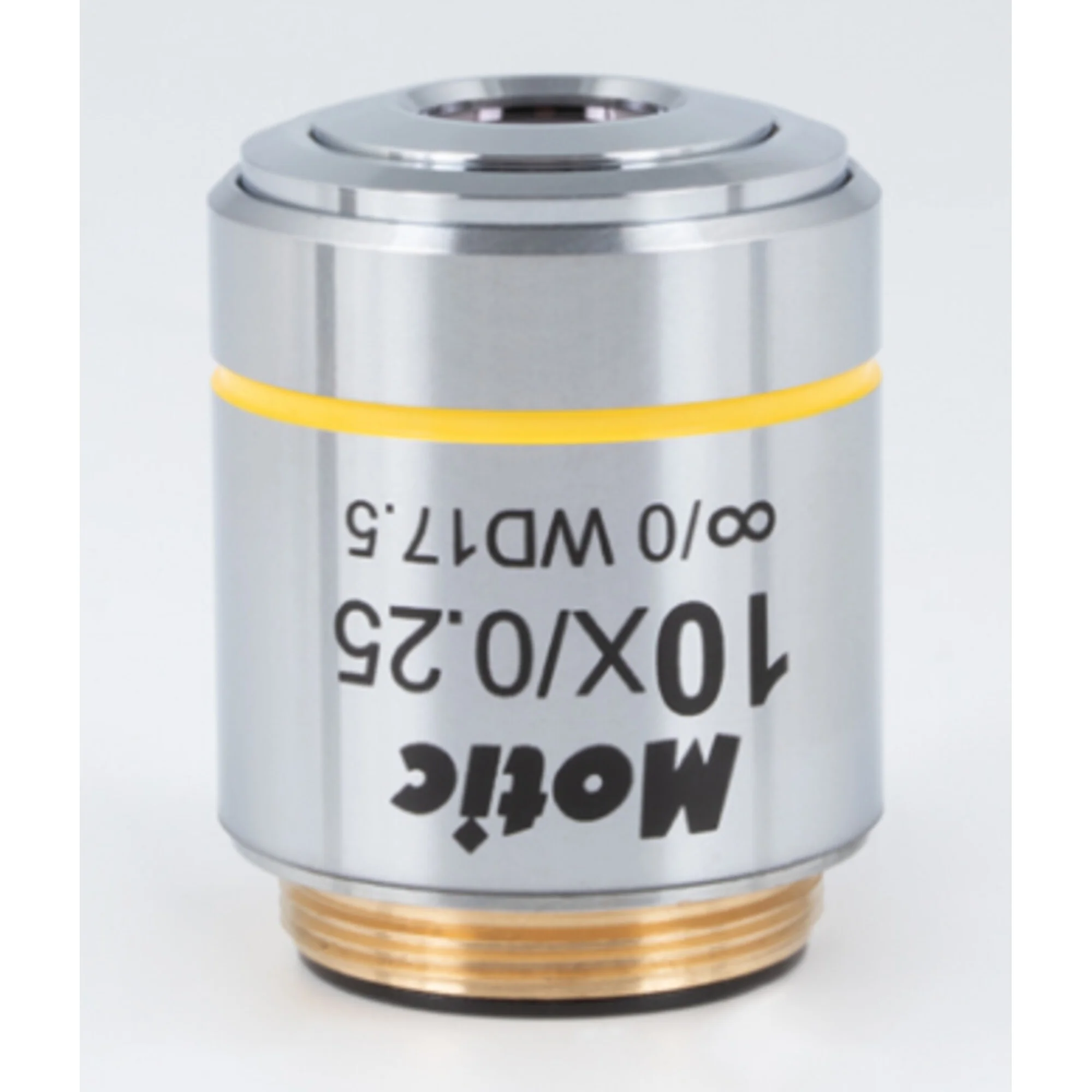 Objectif plan achromatique CCIS. LM PL 10x / 0,25 (WD = 17,5 mm)