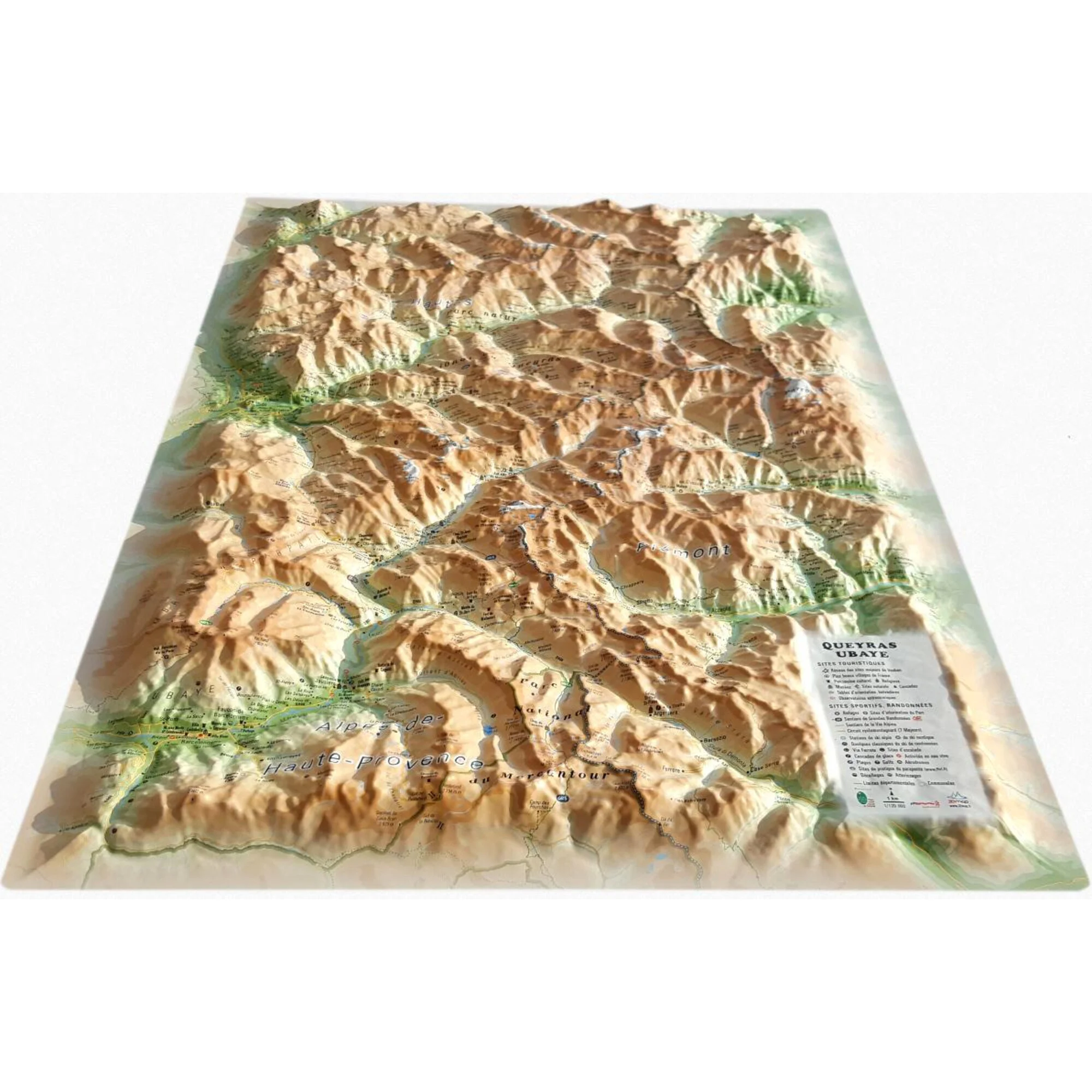 Carte régionale  Queyras-Ubaye