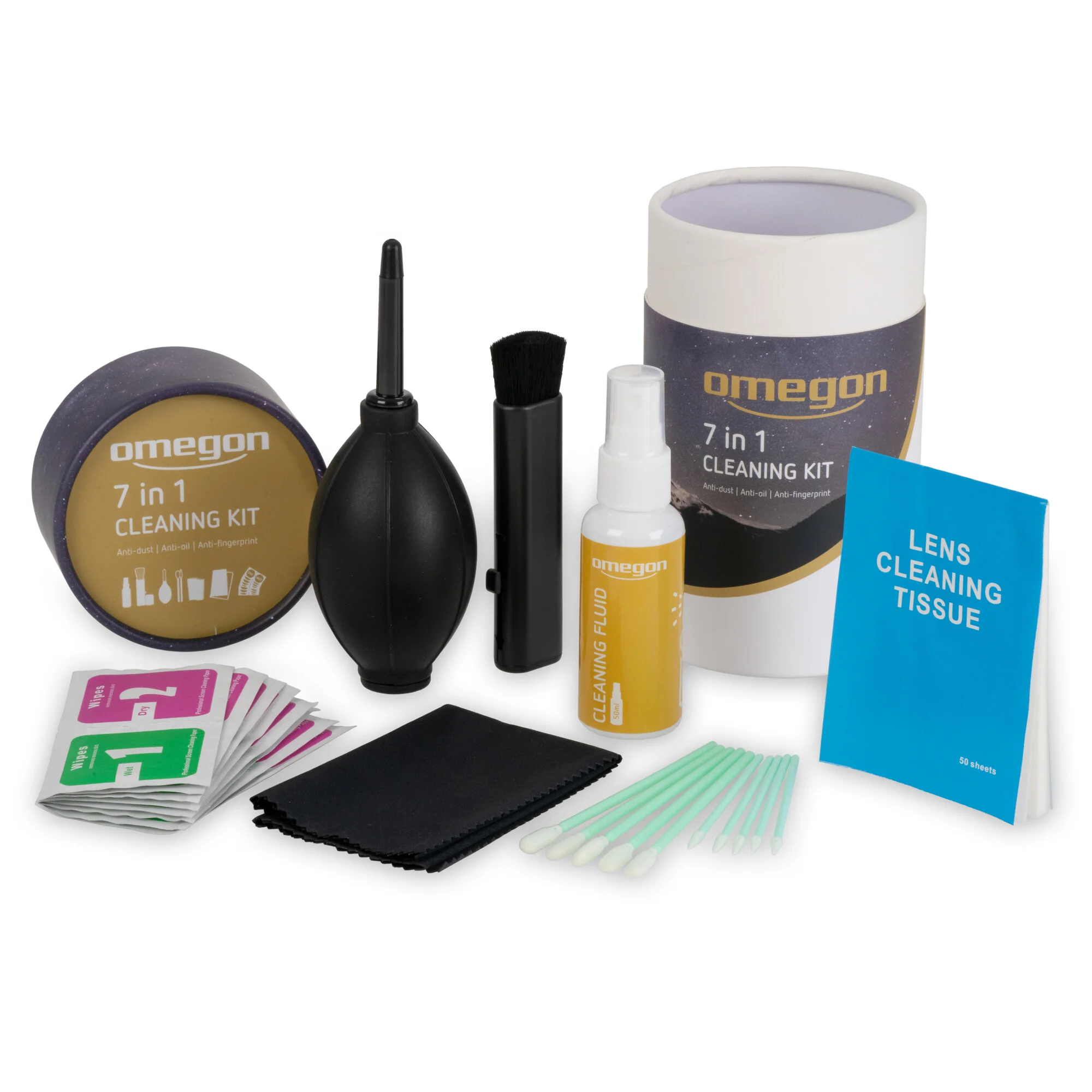 Kit de nettoyage optique 7 en 1