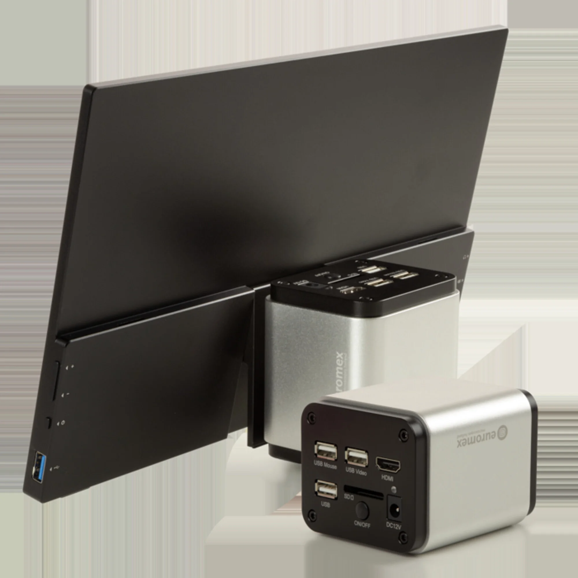 Caméra  VC.3039-HDS, couleur, 1/2,8", 1,45 µm, 60/30 ips, 8 MP, HDMI/USB, écran HD 13 pouces