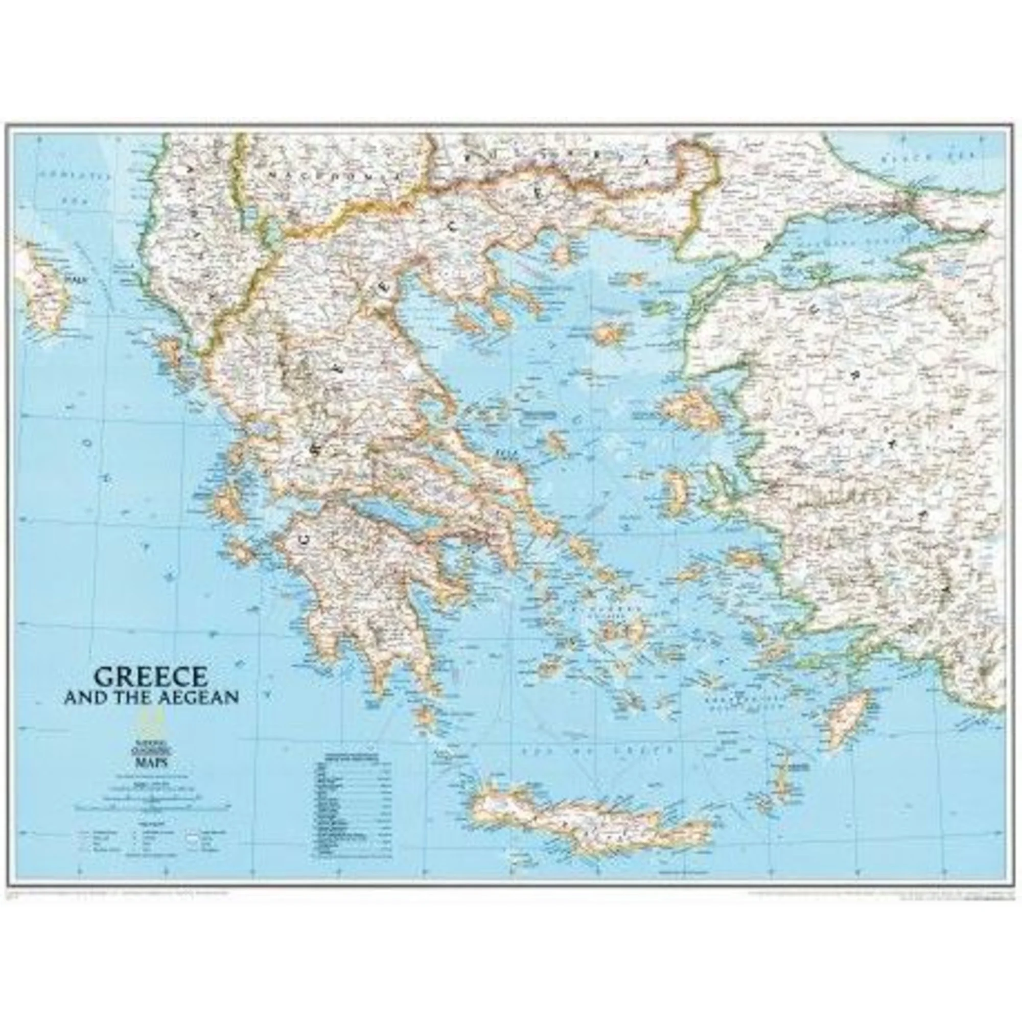 Carte géographique  Grèce
