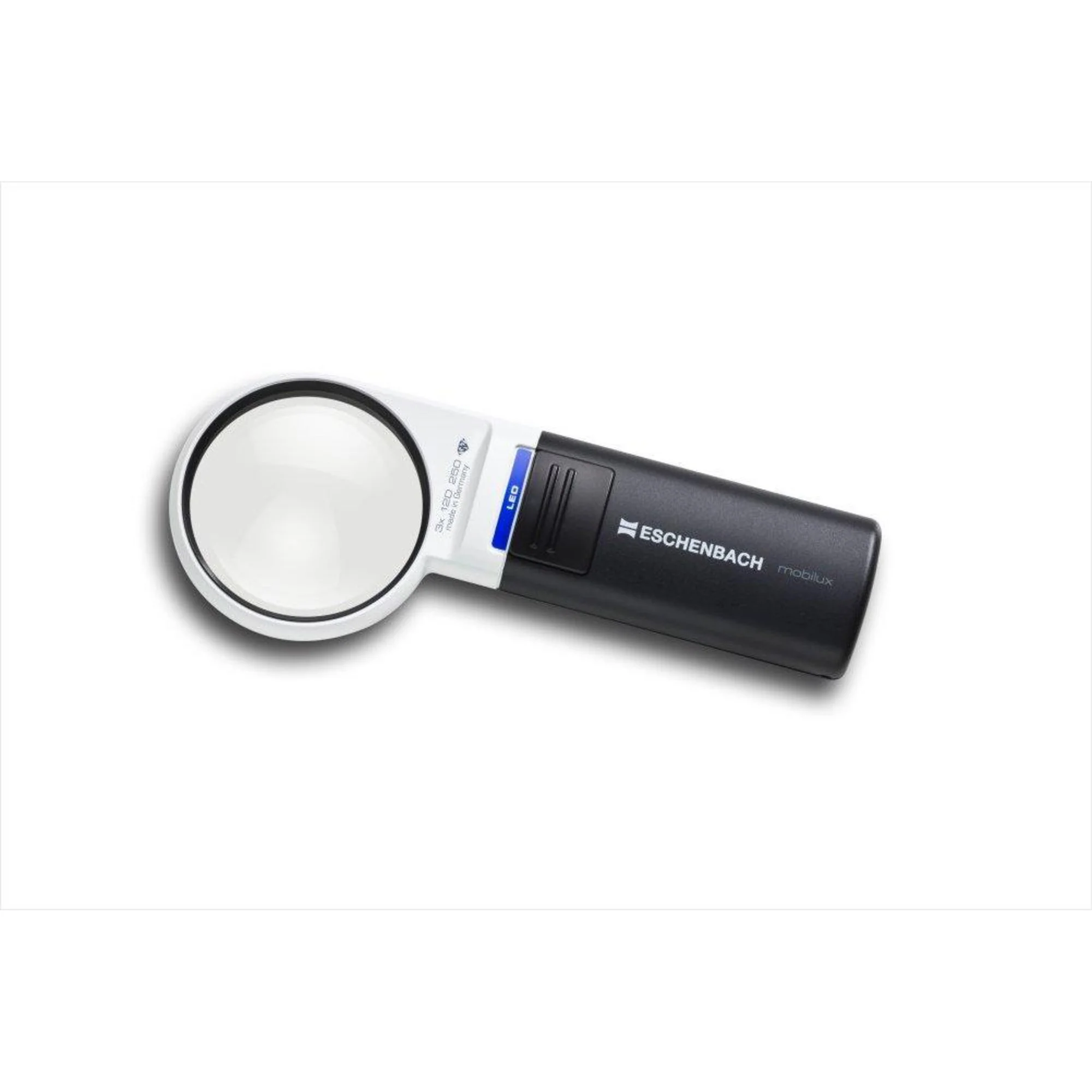 Loupe à main éclairante mobiluxLED 12D 3x 60mm