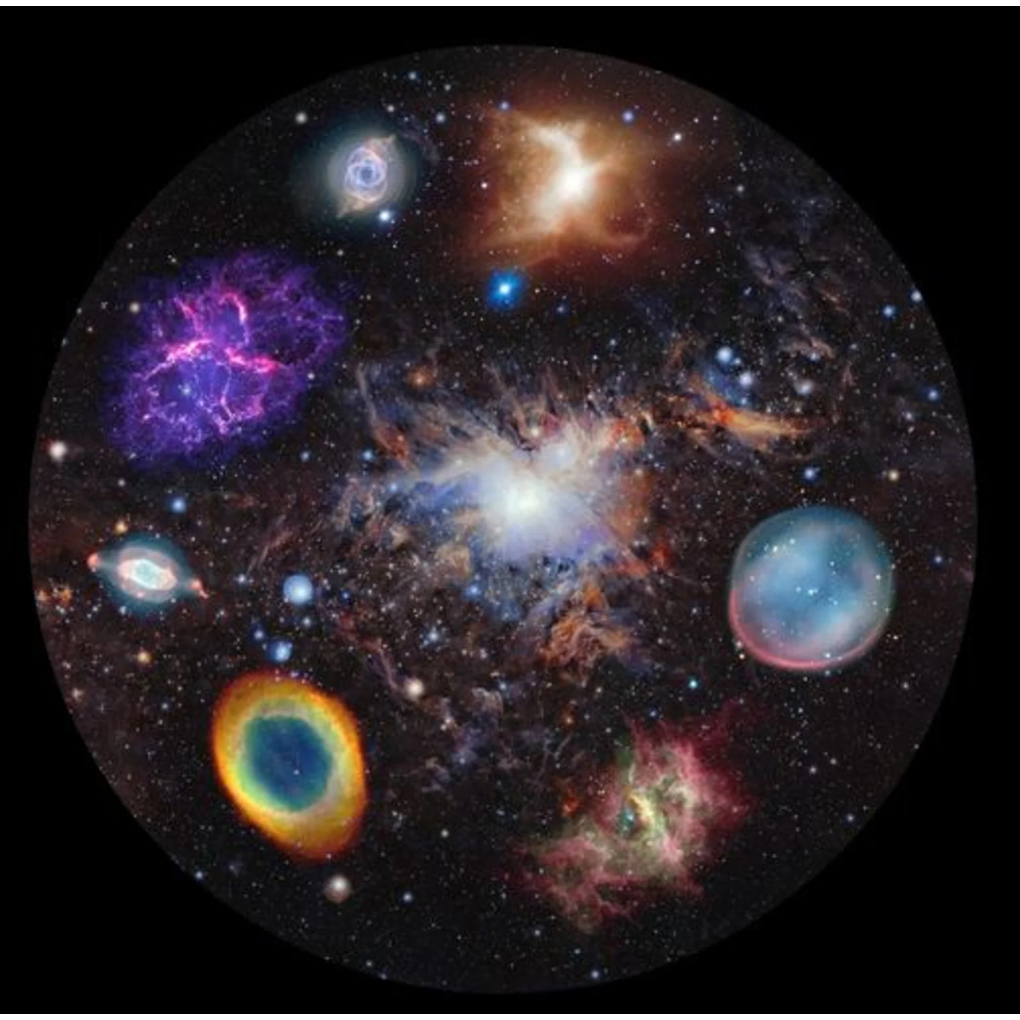 Disque pour planétarium Homestar Pro Nébuleuses
