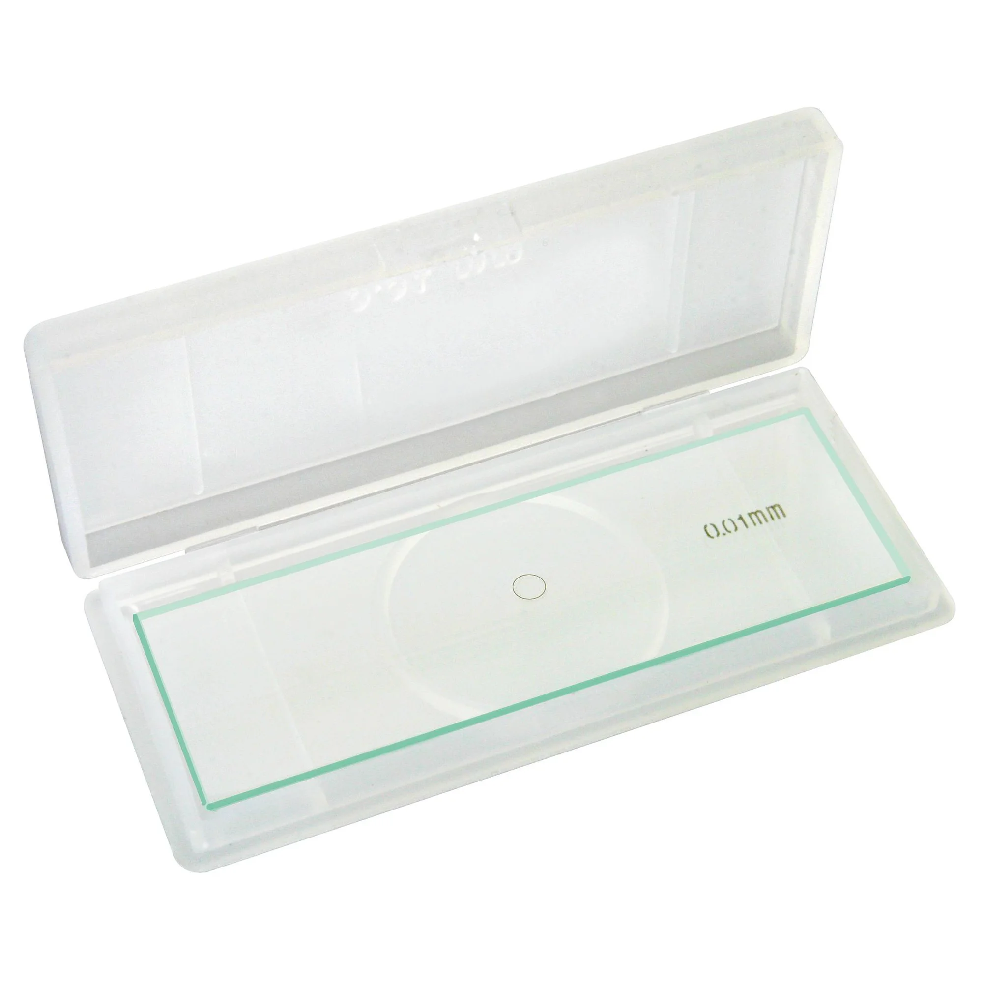 Micromètre pour objets  Lame porte-objet avec graduation de 0,001 mm
