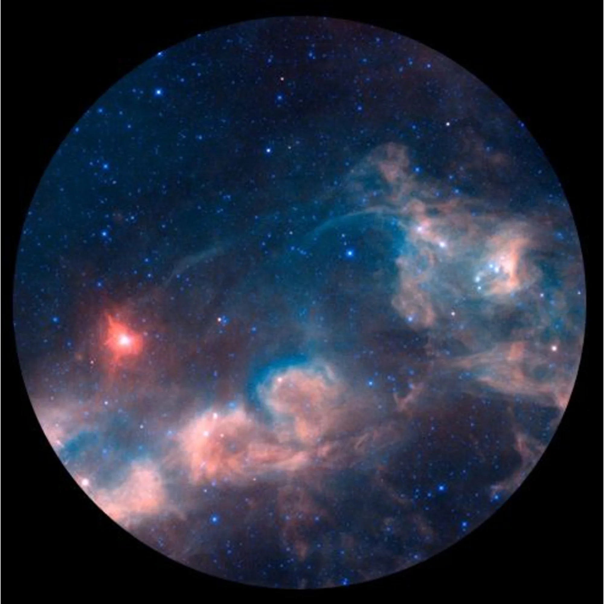 Diapositive pour le Planetarium Homestar de Sega L'étoile Jabbah Scenic